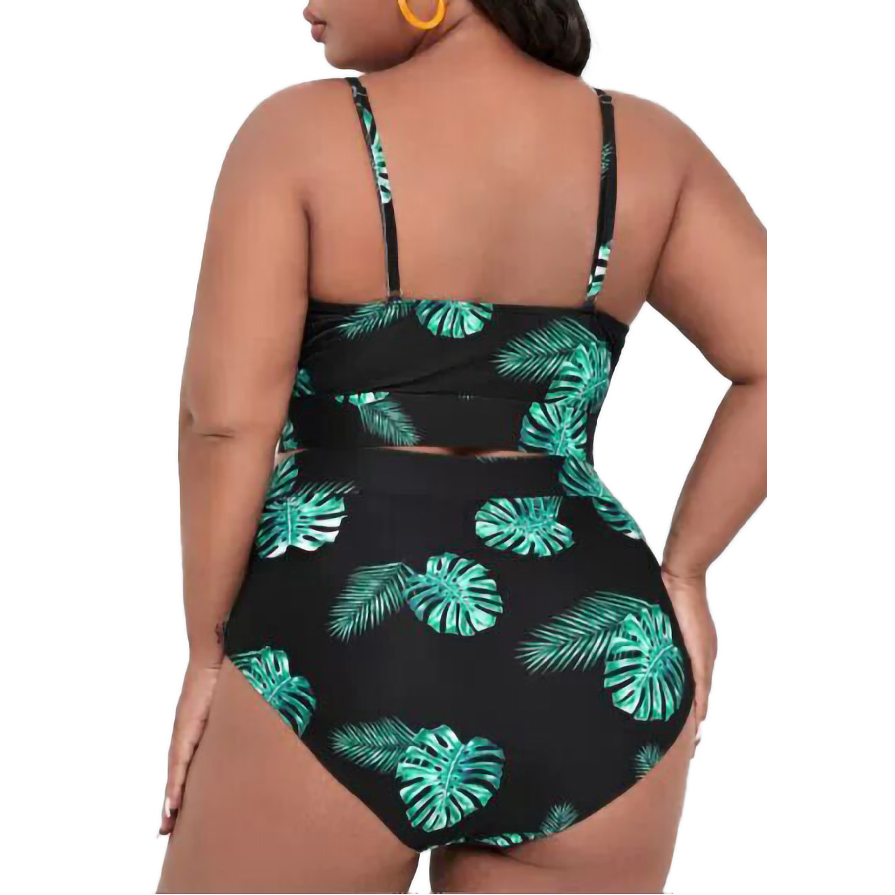 Bikini tiro alto cala hojas 3