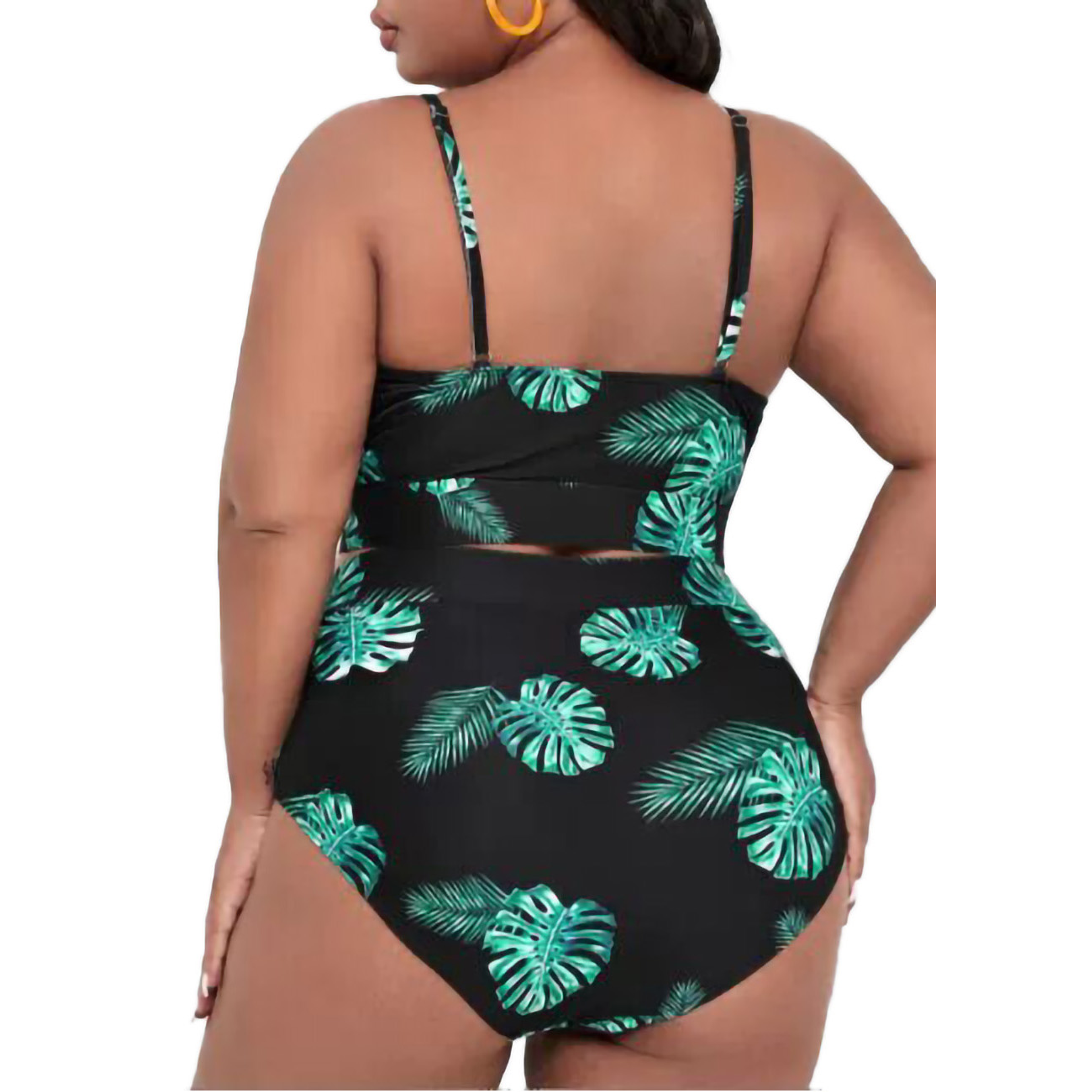 Bikini tiro alto cala hojas 3