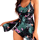 Tankini mujer vestido estampado Anse Tropical - Miniatura 1