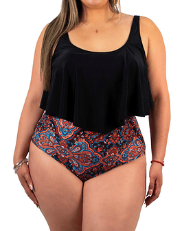 Bikini tiro alto Valhalla Black