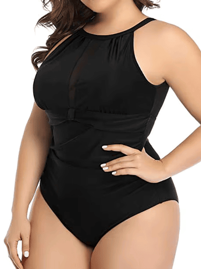 Traje de baño Breeze Negro plus size