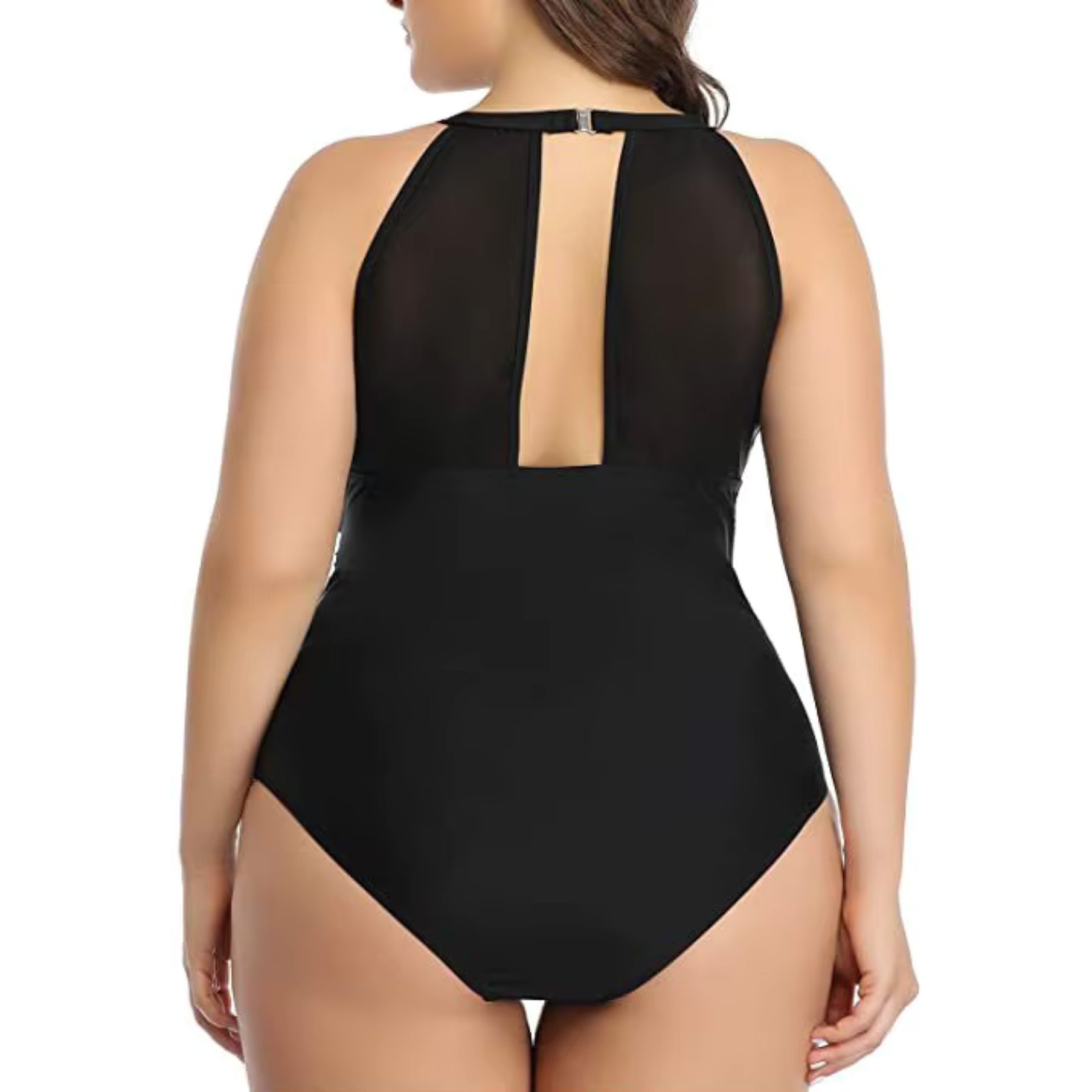 Traje de baño Breeze Negro plus size 2