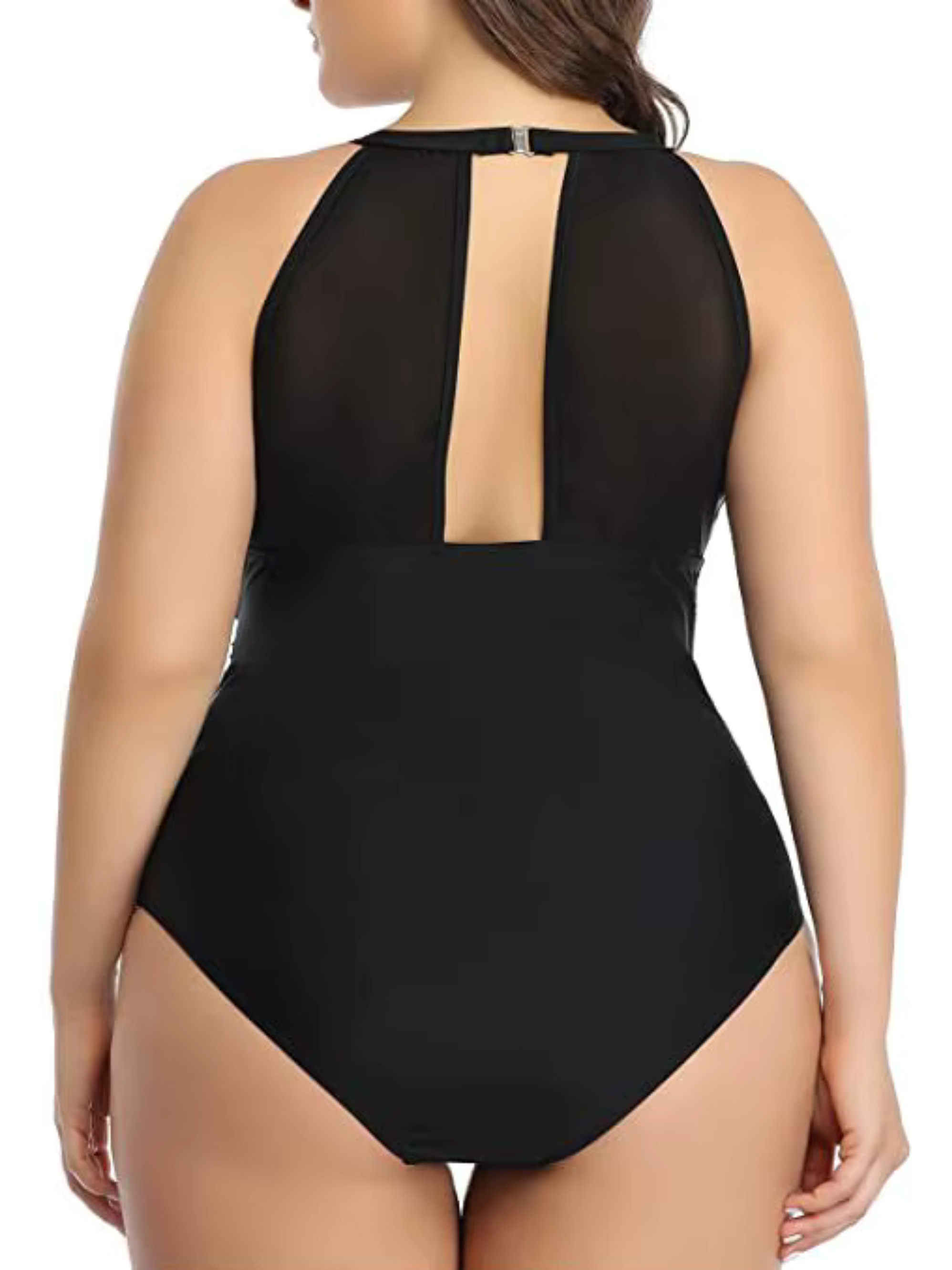 Traje de baño Breeze Negro plus size 2