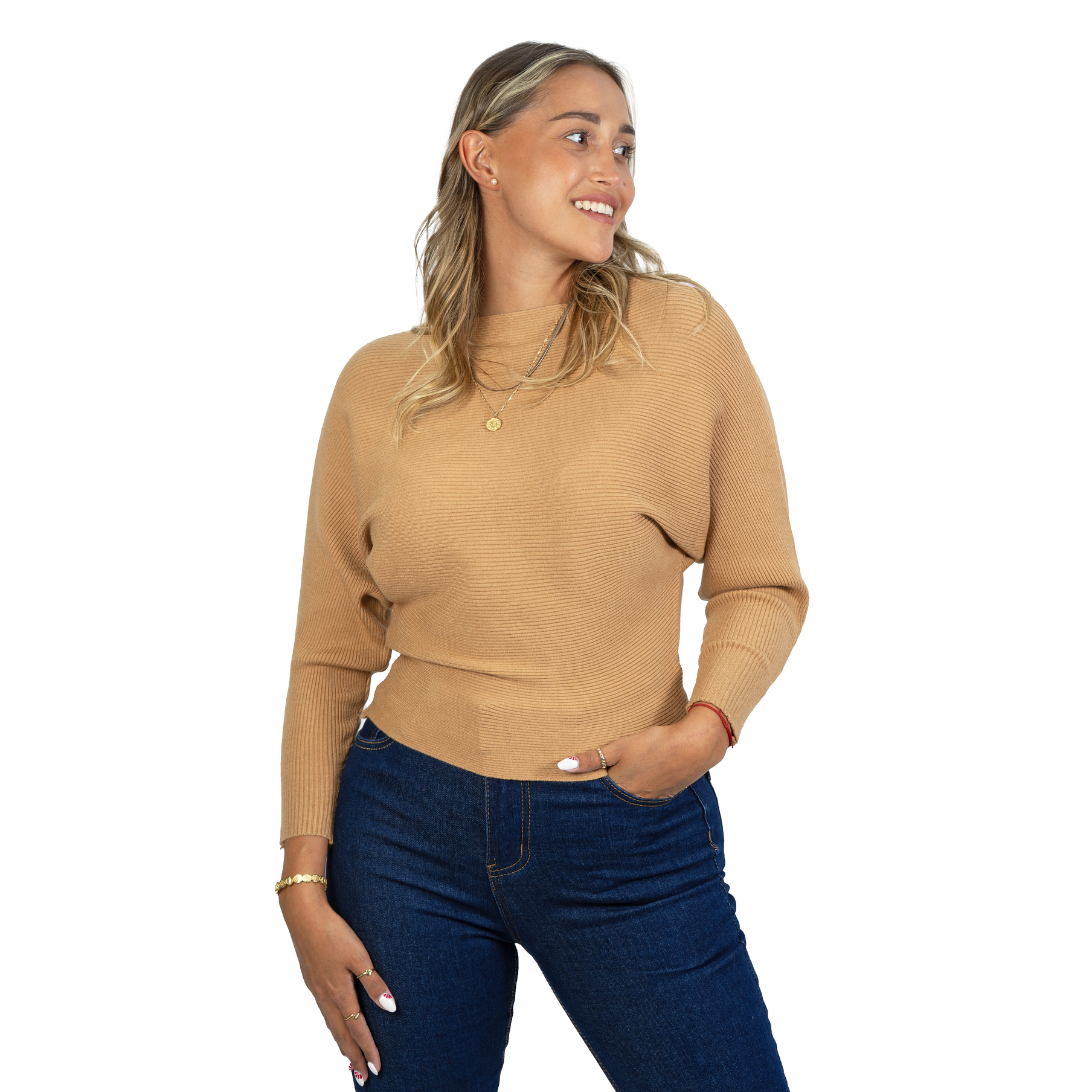 Sweater mujer manga murciélago colores  Bel 4