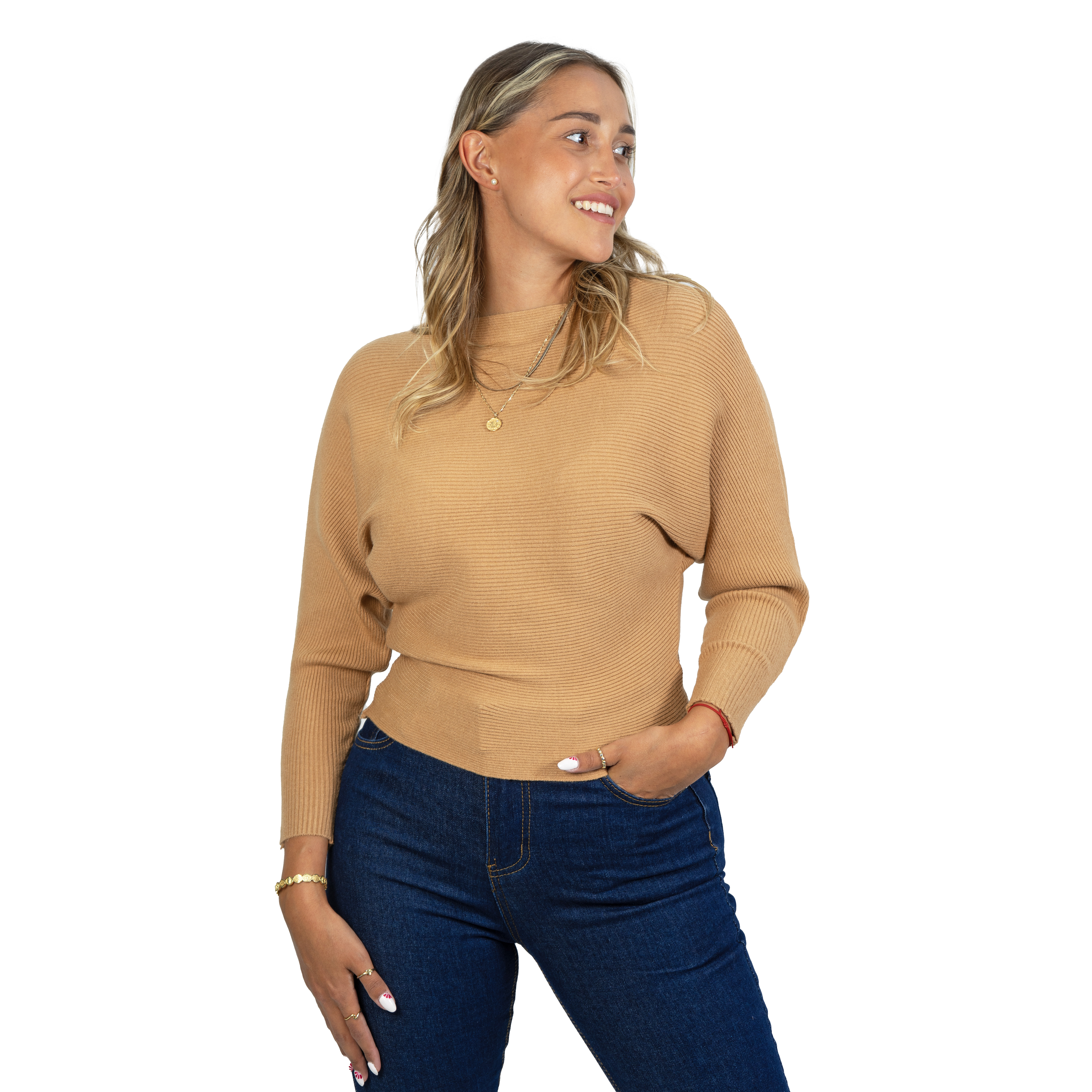 Sweater mujer manga murciélago colores  Bel 4