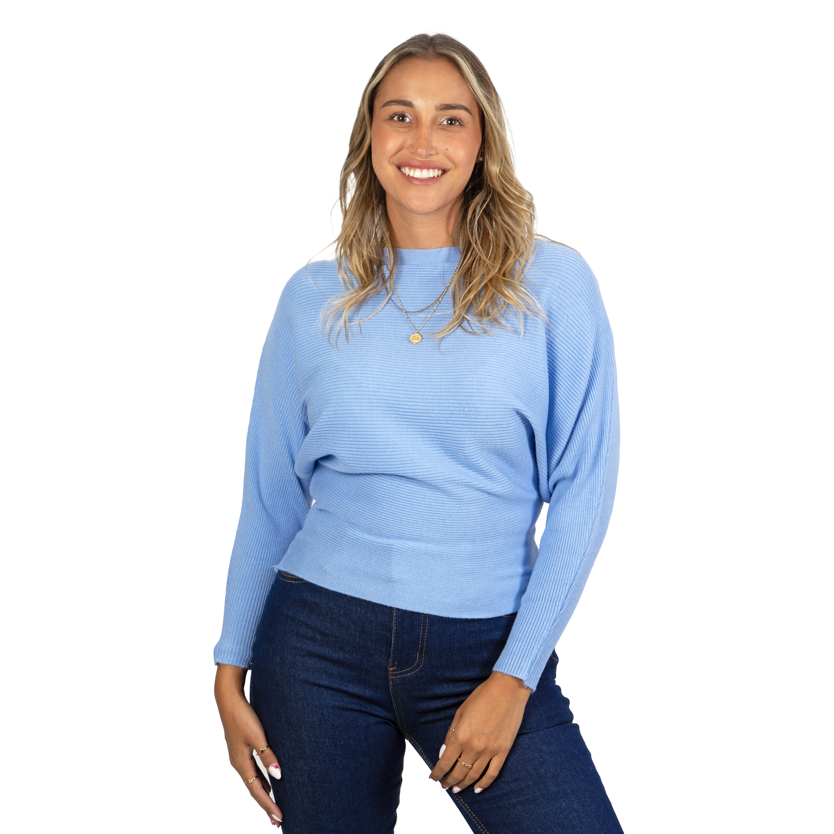 Sweater mujer manga murciélago colores  Bel 6