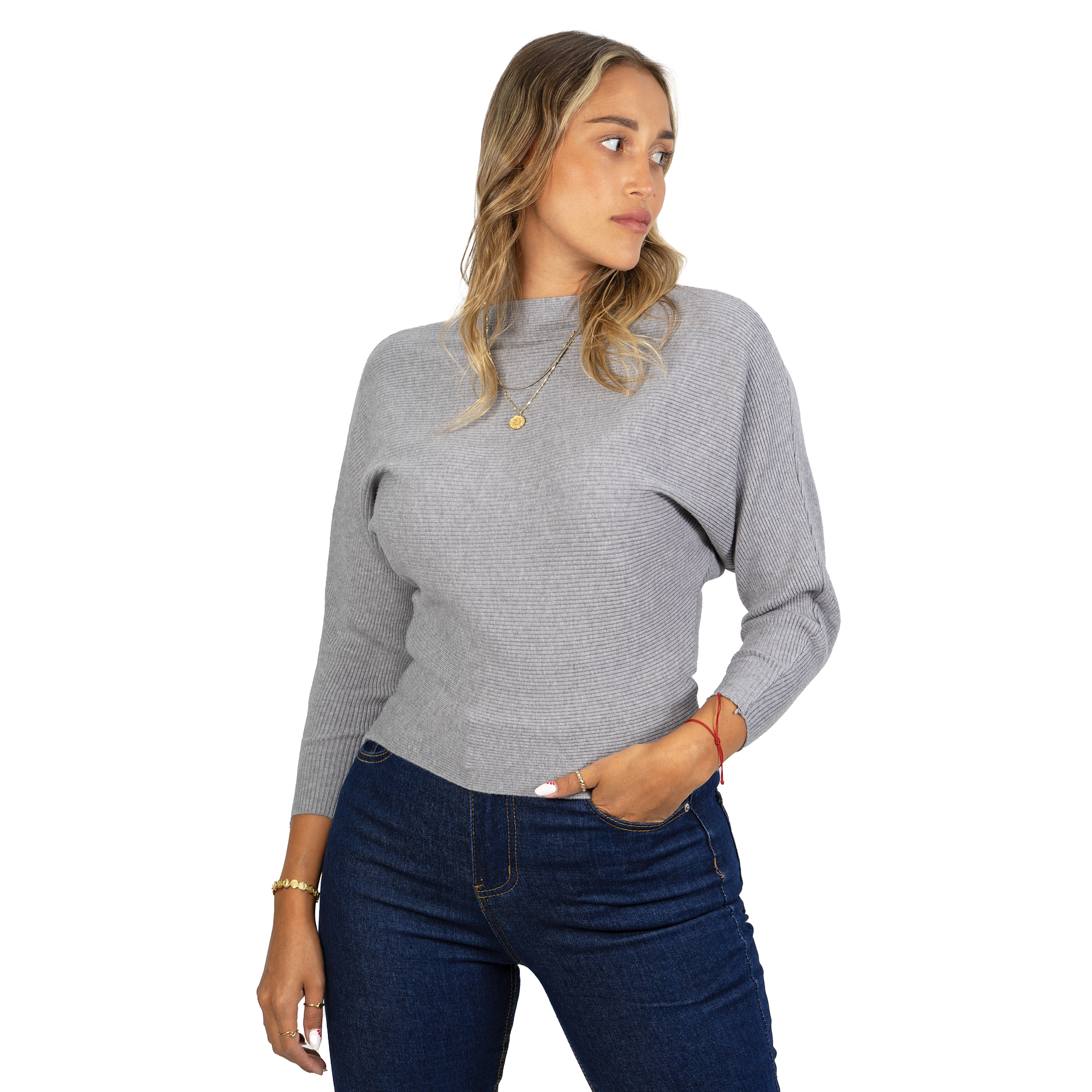 Sweater mujer manga murciélago colores  Bel 14