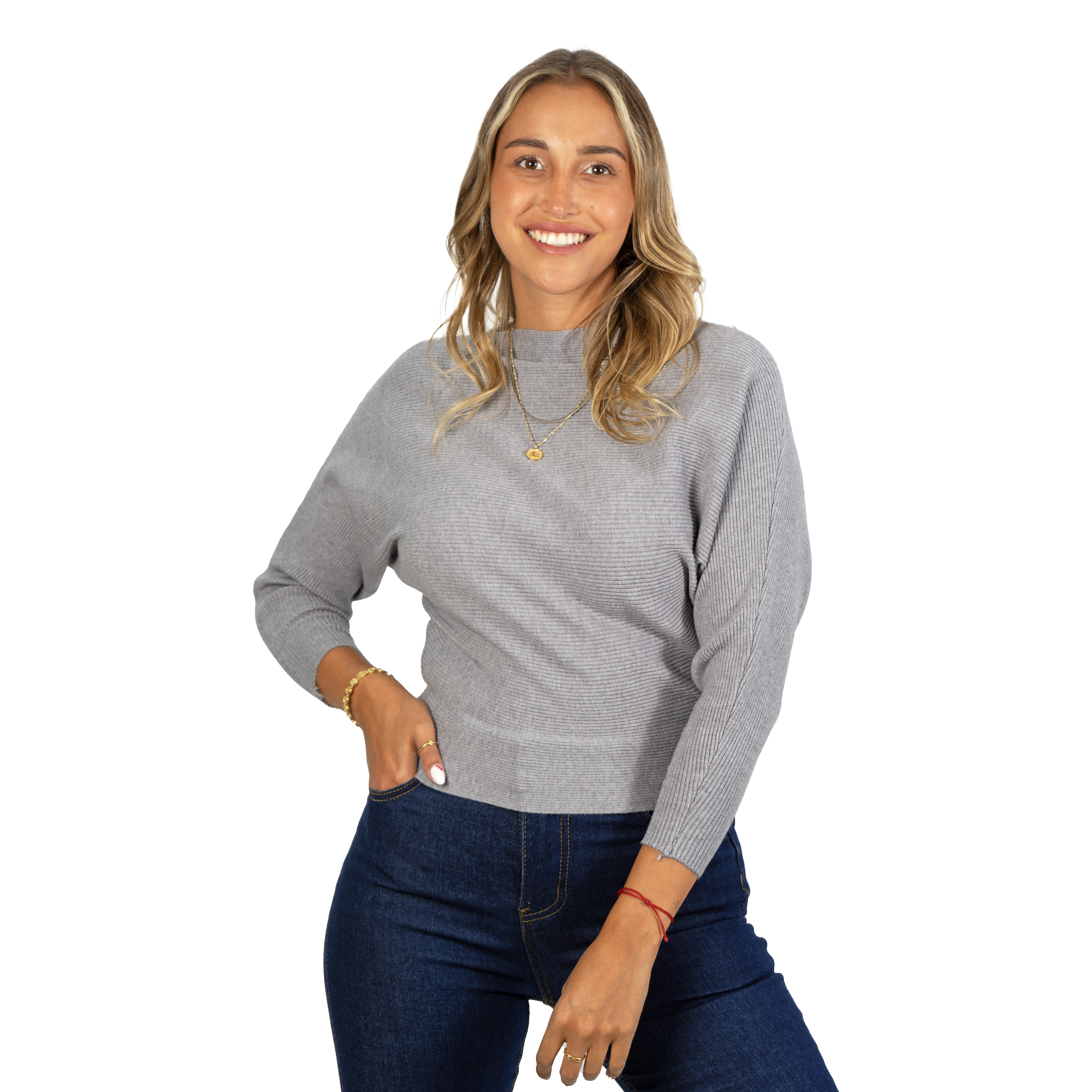 Sweater mujer manga murciélago colores  Bel 15