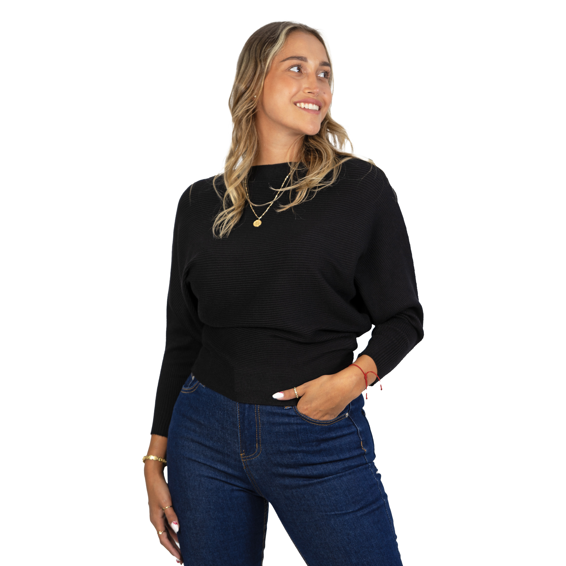 Sweater mujer manga murciélago colores  Bel 17