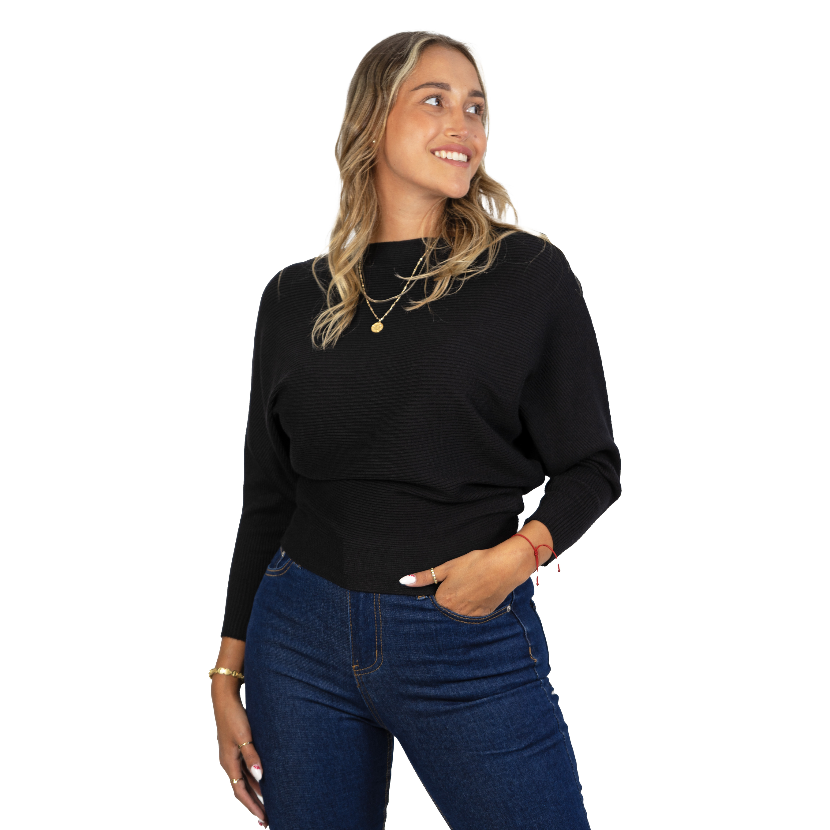 Sweater mujer manga murciélago colores  Bel 17