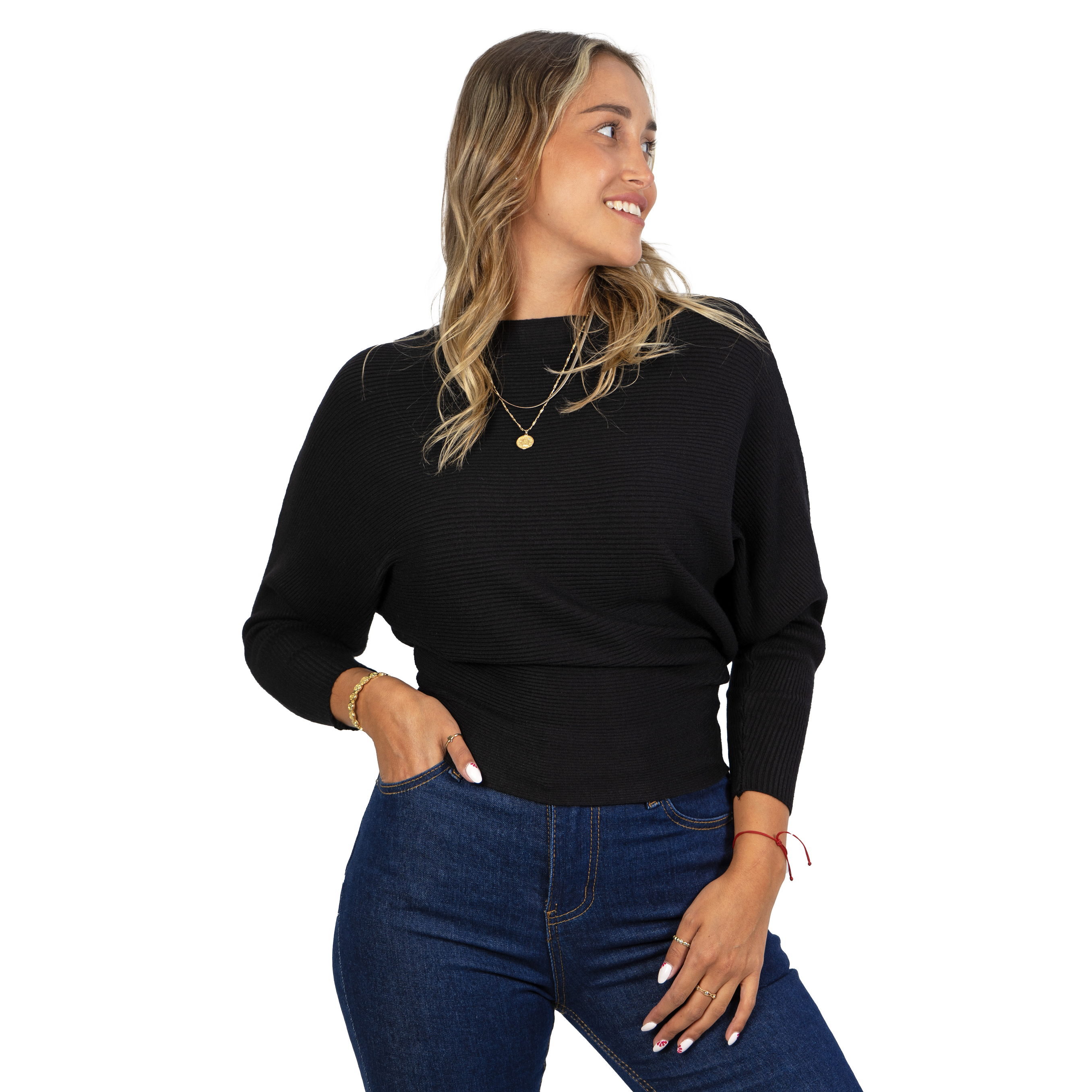 Sweater mujer manga murciélago colores  Bel 18