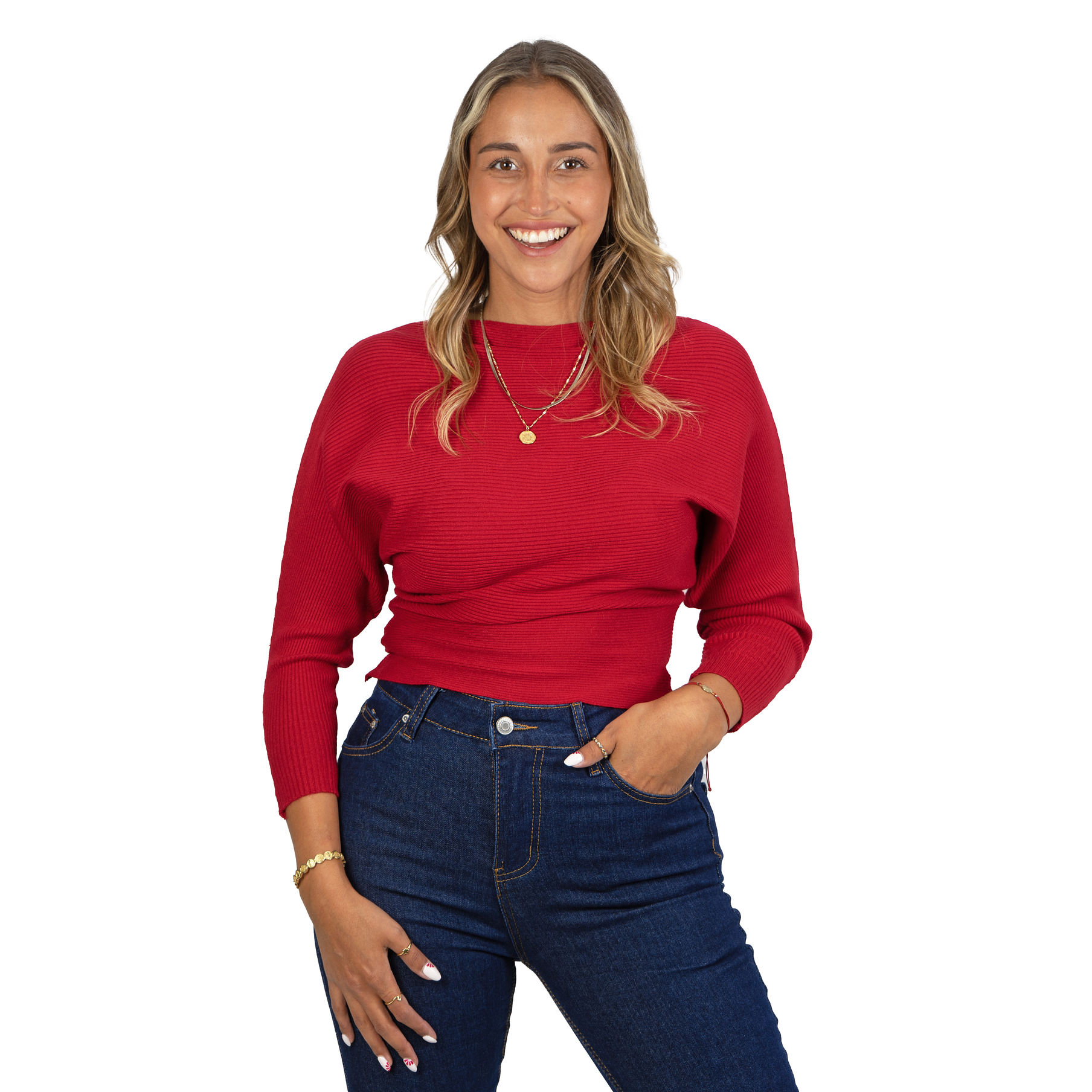 Sweater mujer manga murciélago colores  Bel 20