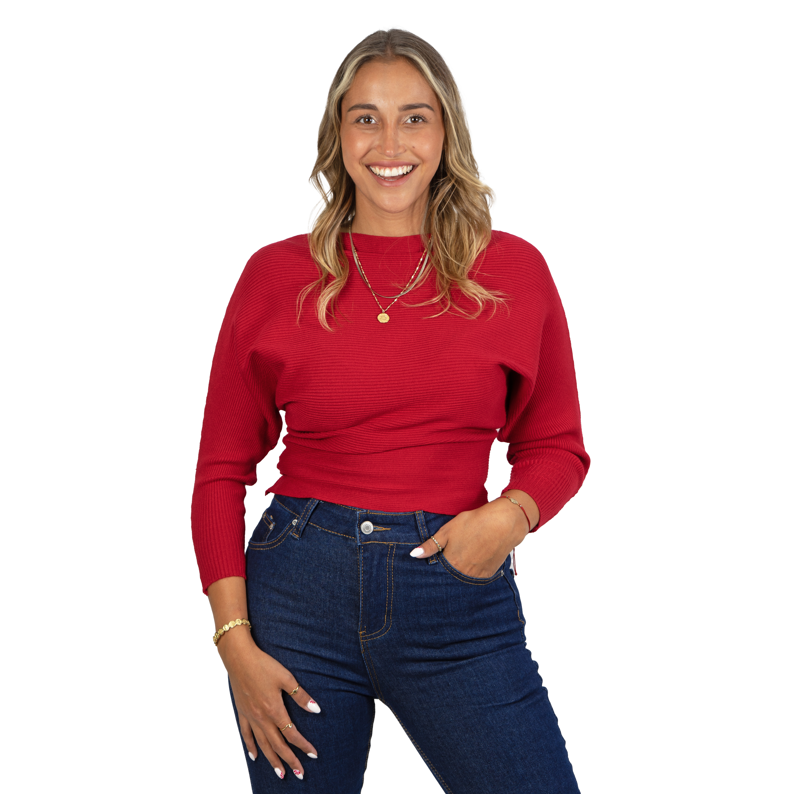 Sweater mujer manga murciélago colores  Bel 20