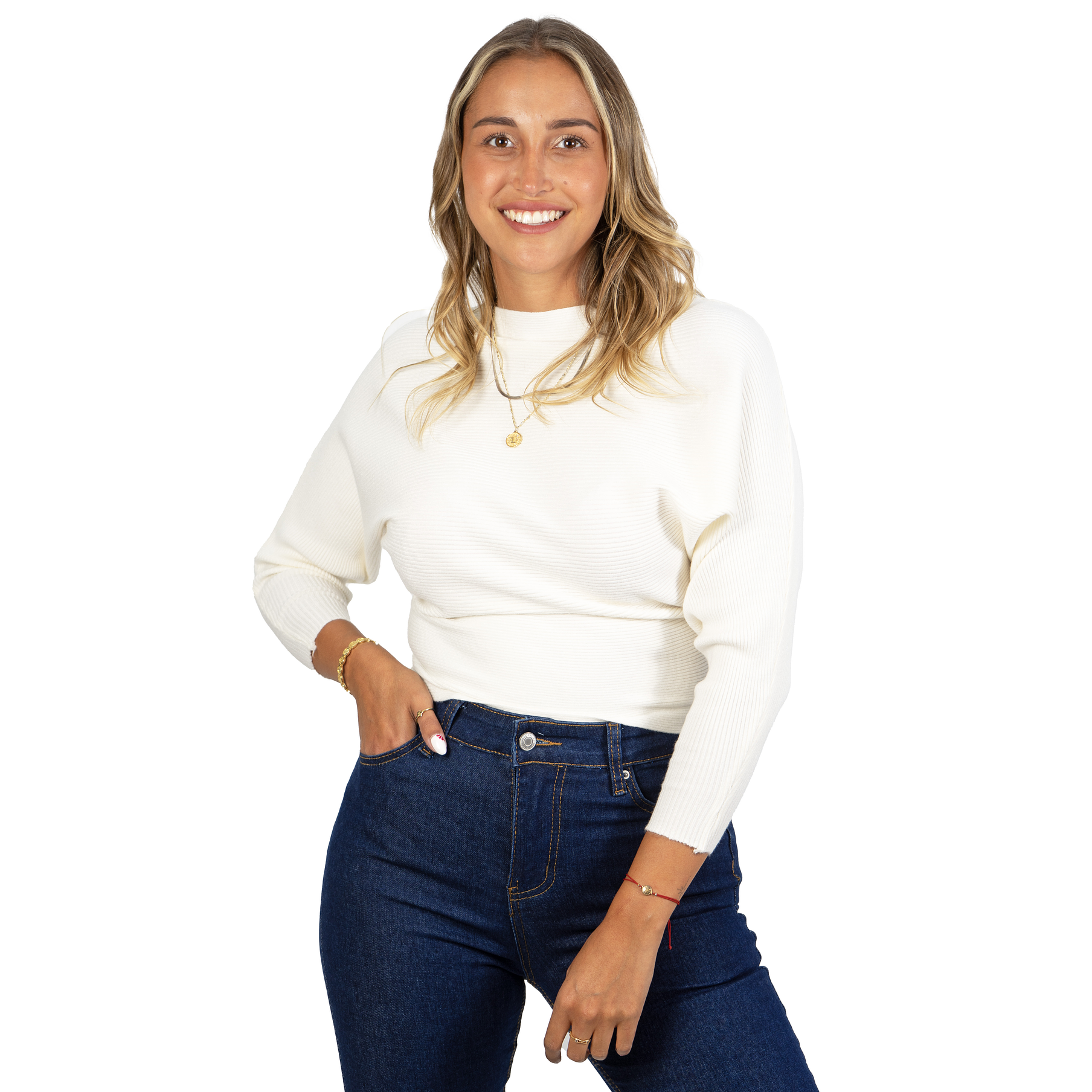 Sweater mujer manga murciélago colores  Bel 23