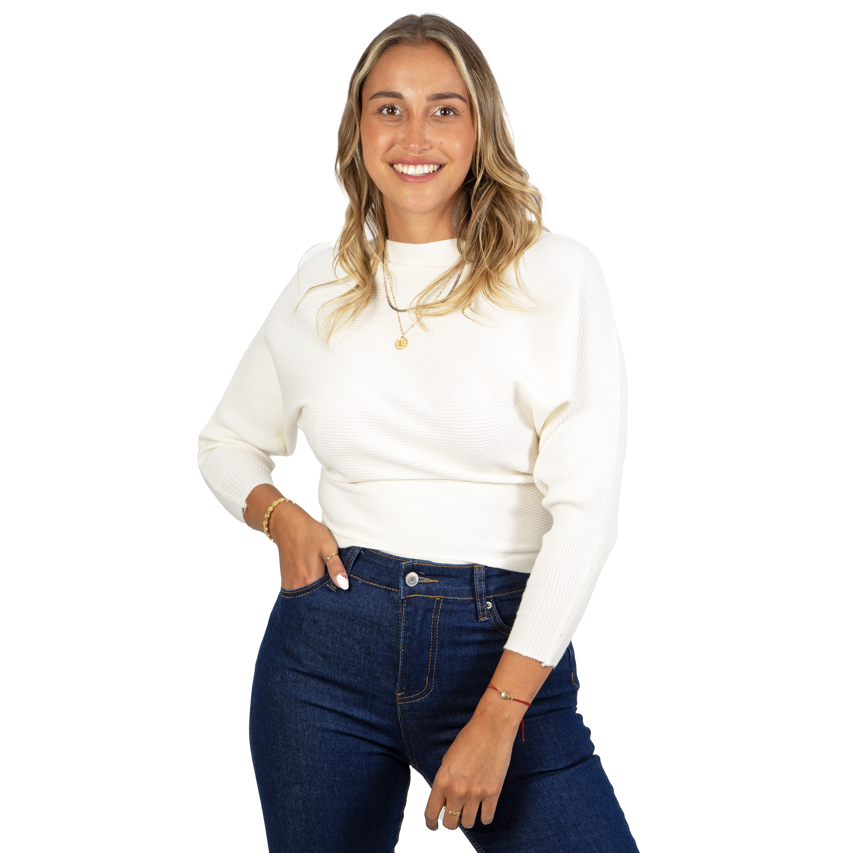 Sweater mujer manga murciélago colores  Bel 23