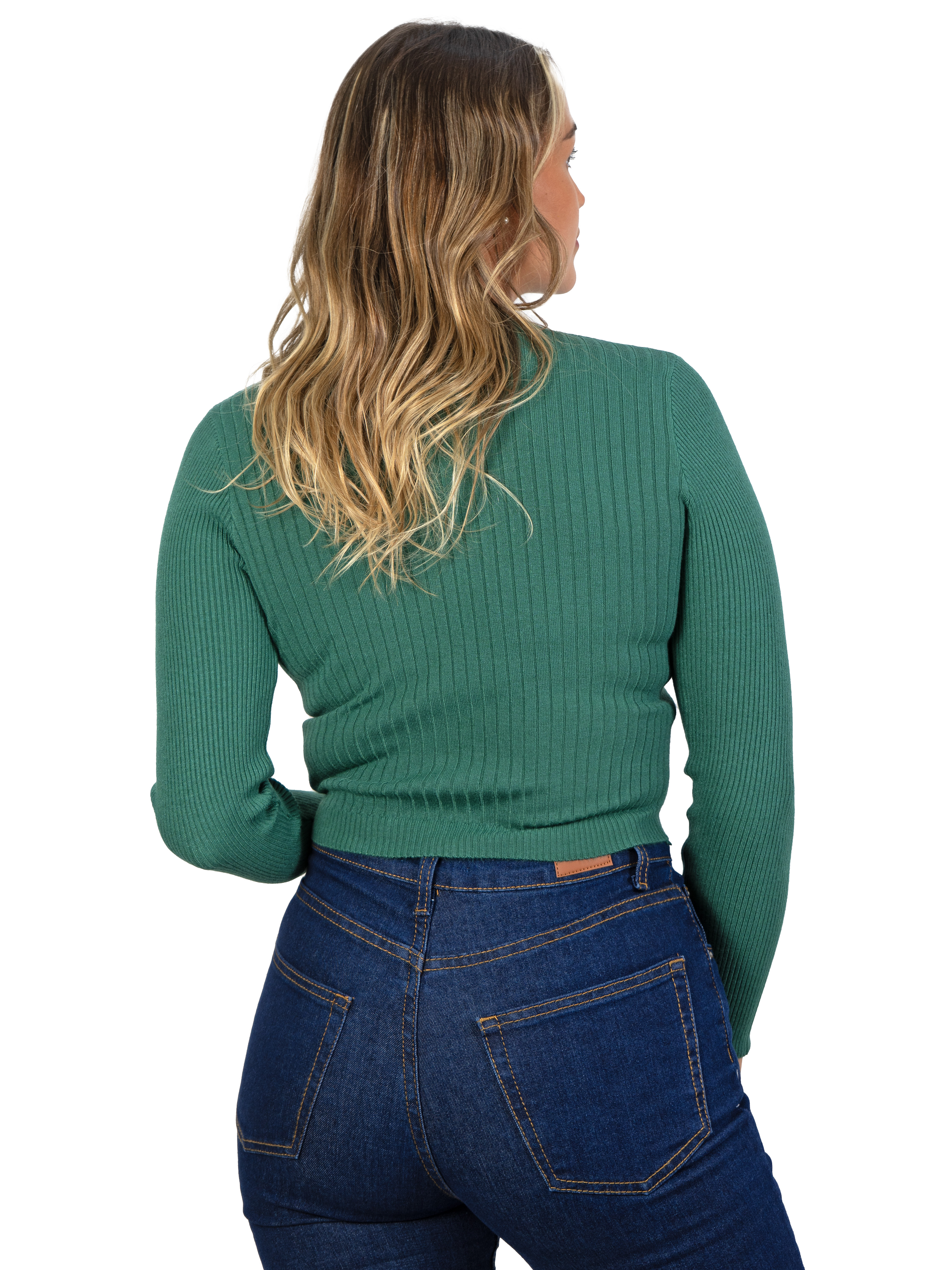 Sweater beatle mujer cuello medio colores crop diseño Isis 7