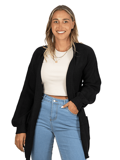 Cárdigan texturado Mujer colores diseño Lara