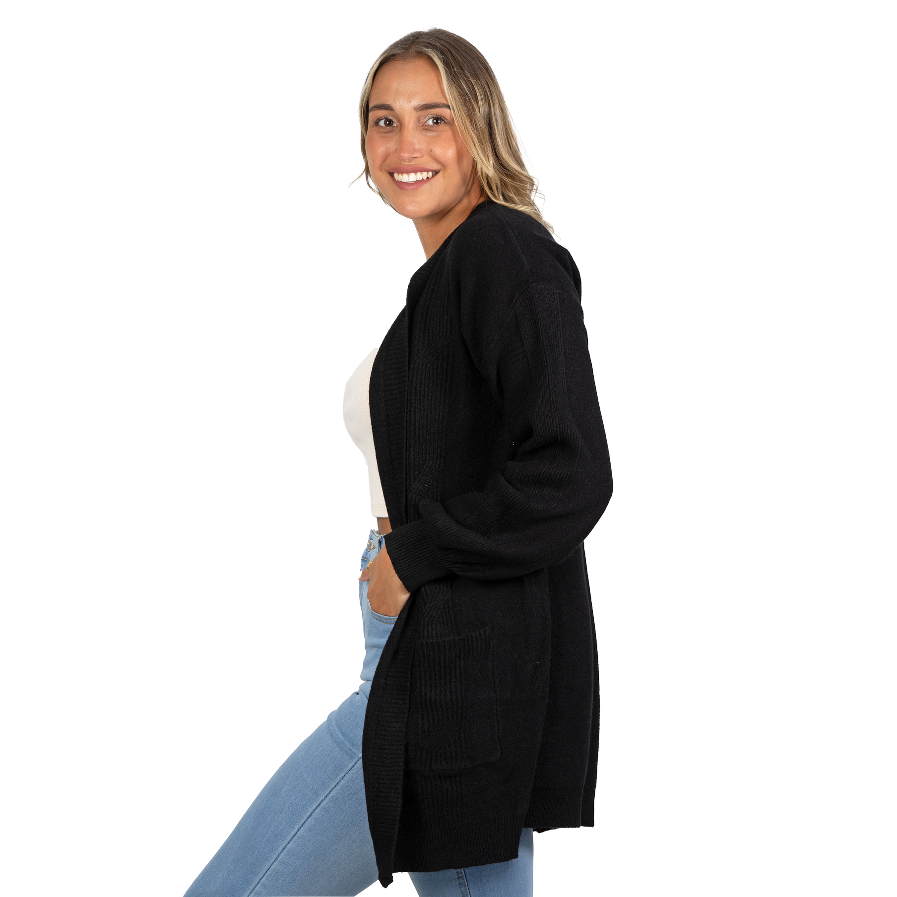 Cárdigan texturado Mujer colores diseño Lara 3