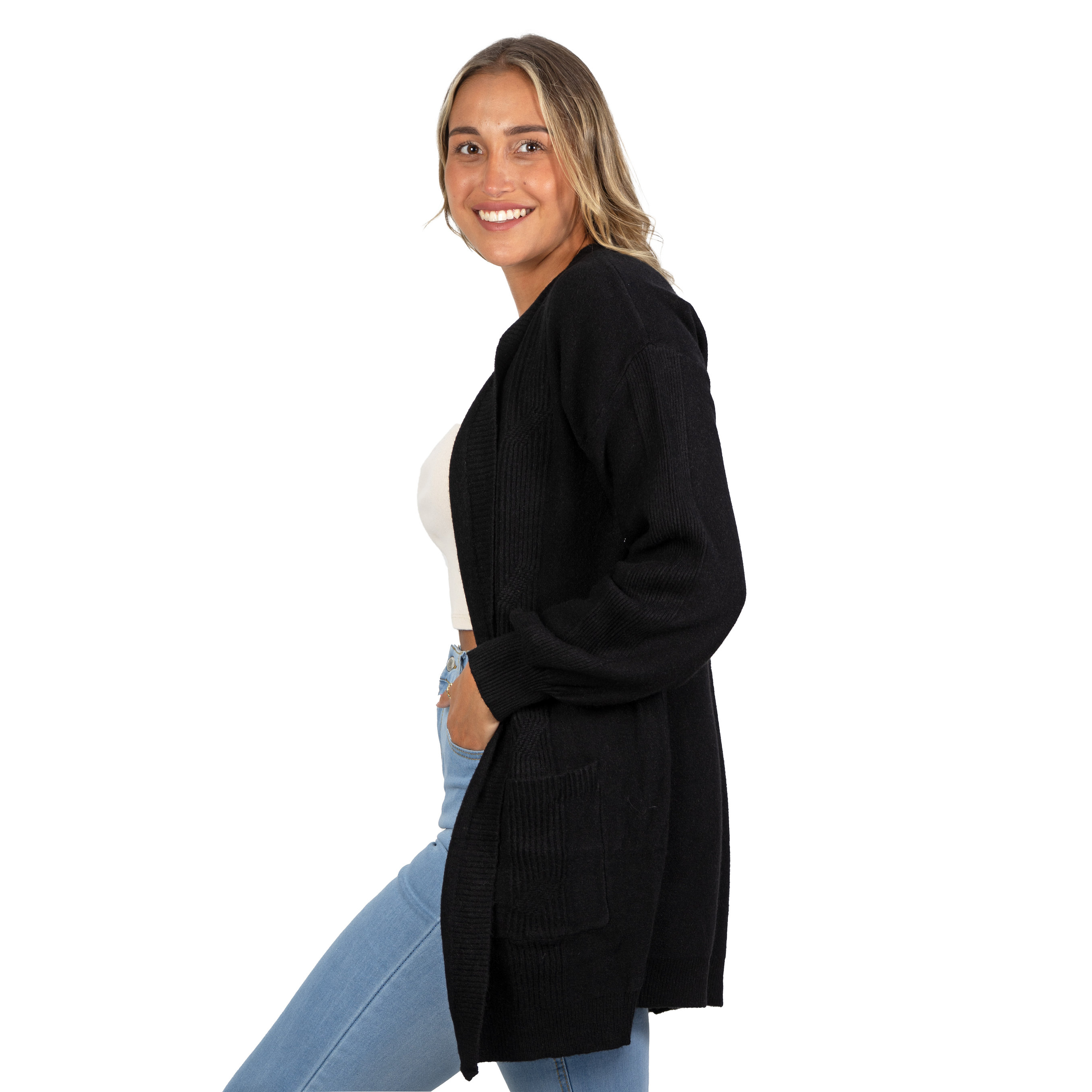 Cárdigan texturado Mujer colores diseño Lara 3