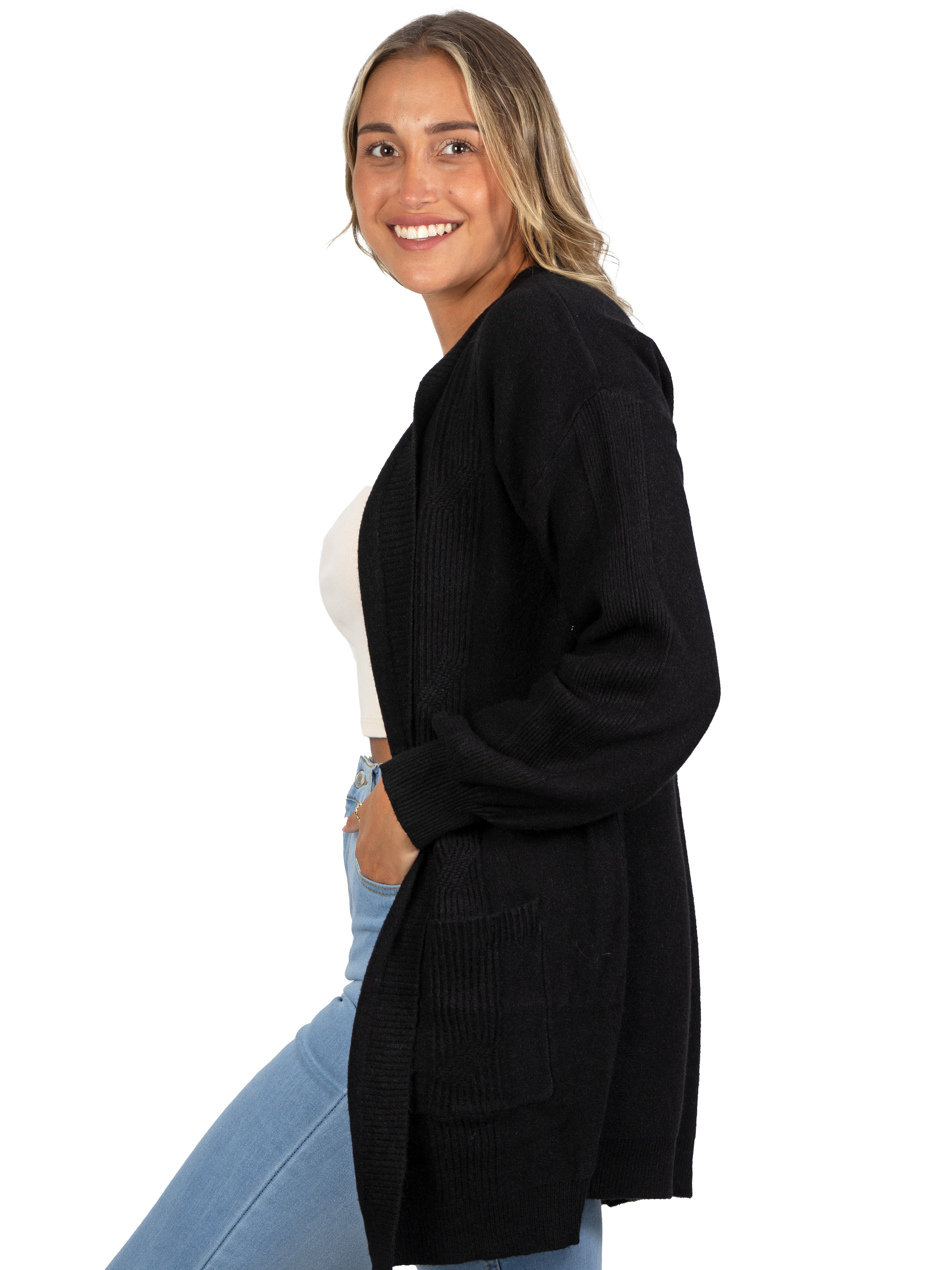 Cárdigan texturado Mujer colores diseño Lara 3