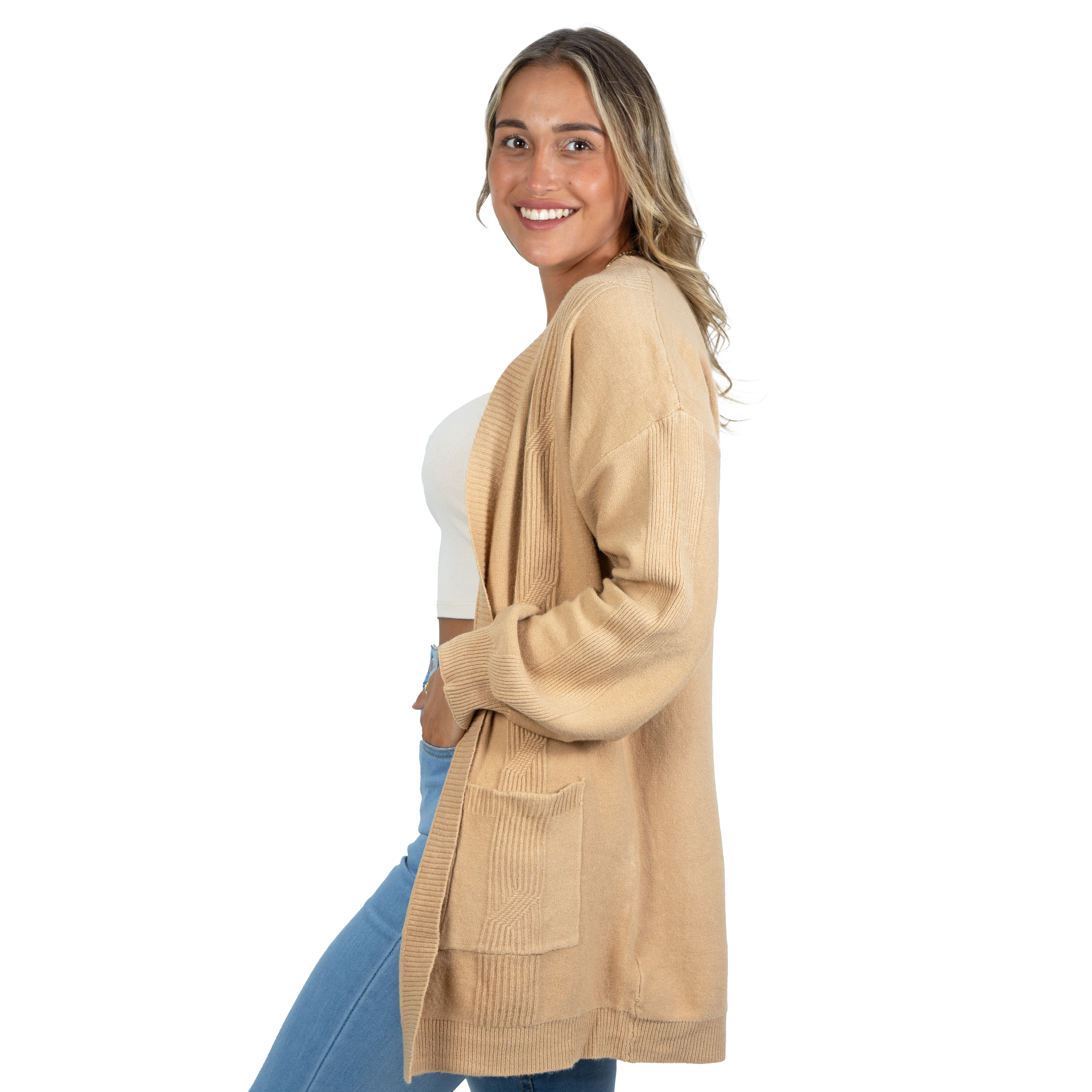 Cárdigan texturado Mujer colores diseño Lara 11