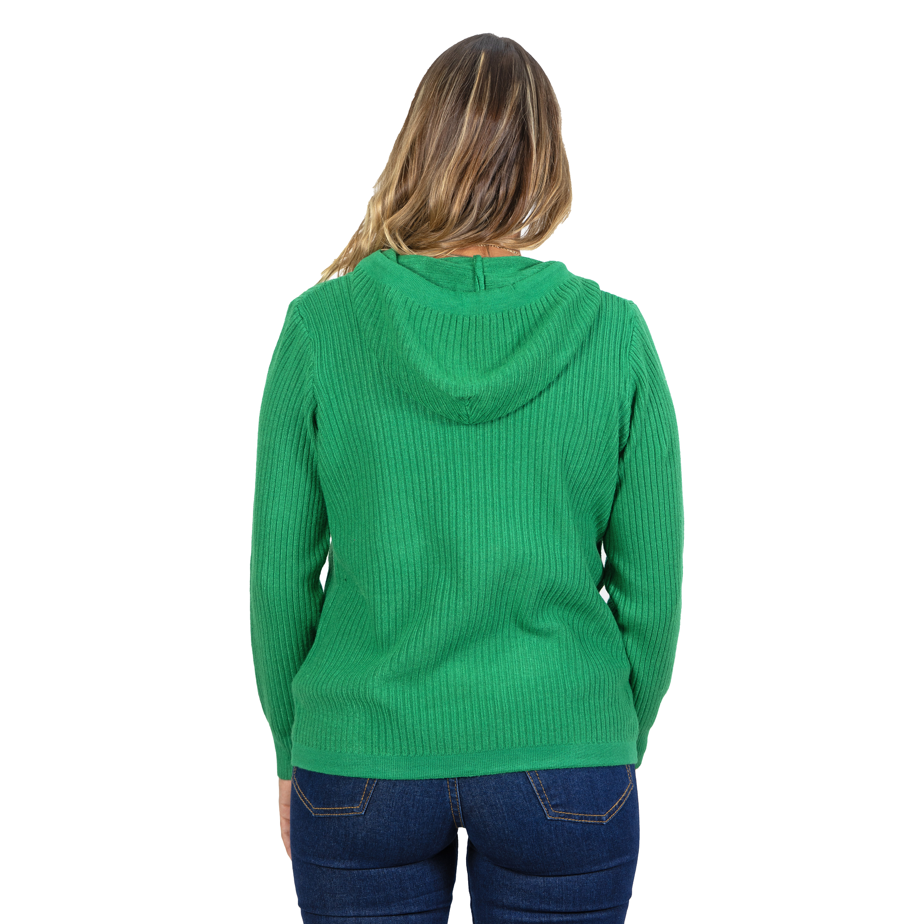 Chaleco mujer cierre gorro básico colores Eva 7