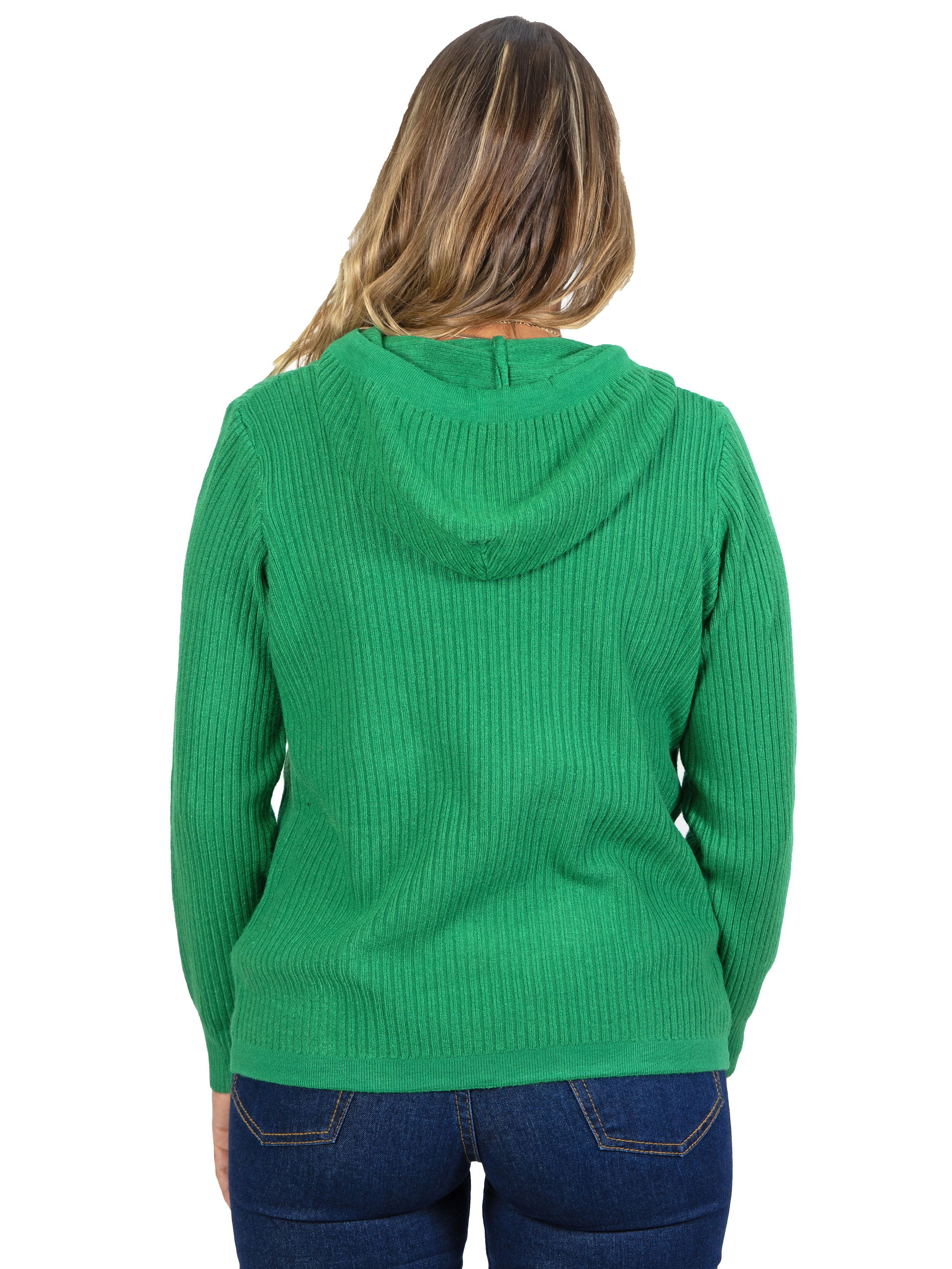 Chaleco mujer cierre gorro básico colores Eva 7