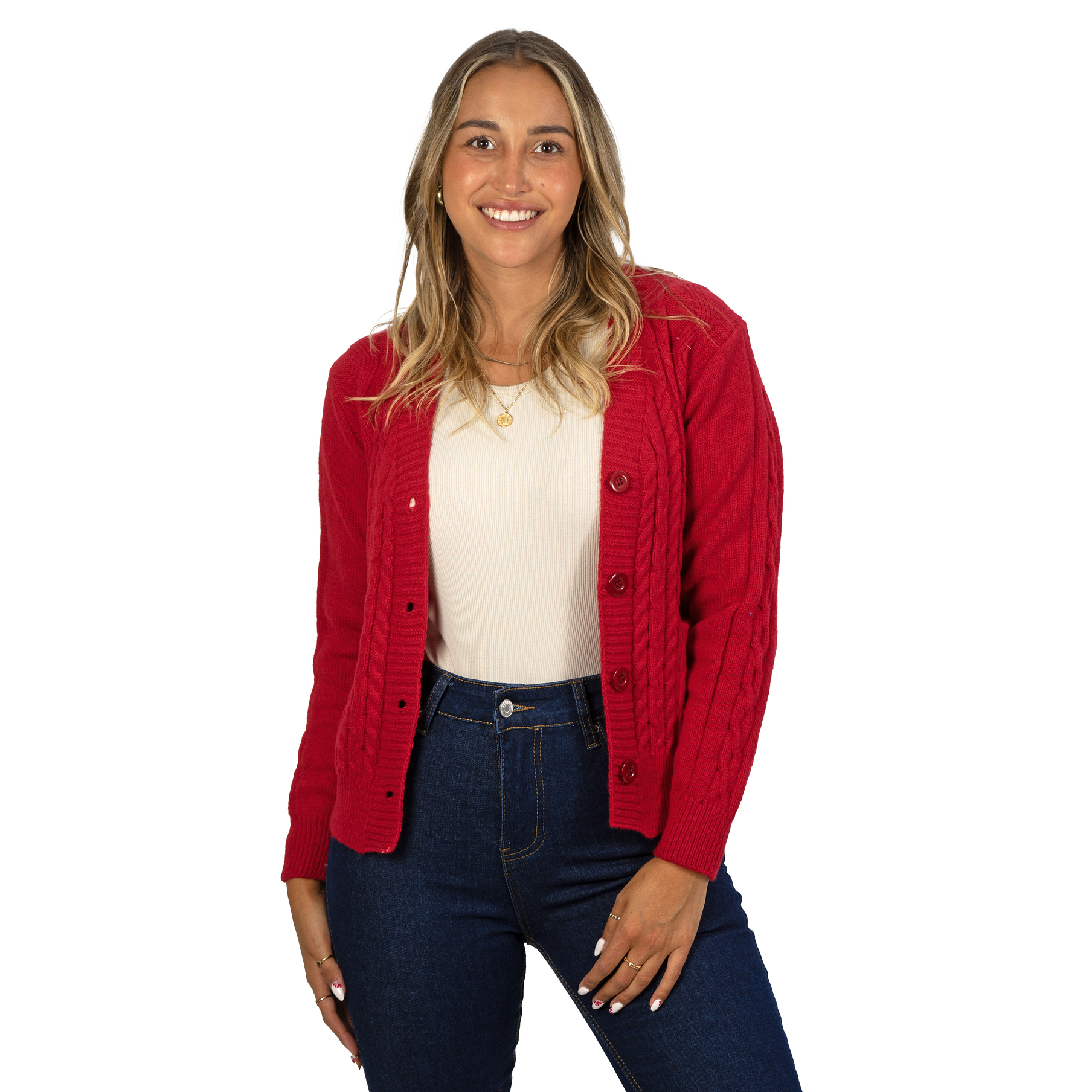 Chaleco básico colores trenzado Ana 4