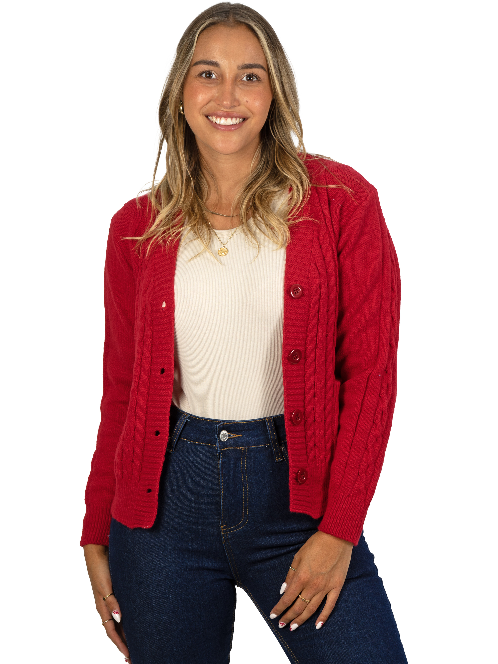 Chaleco básico colores trenzado Ana 4