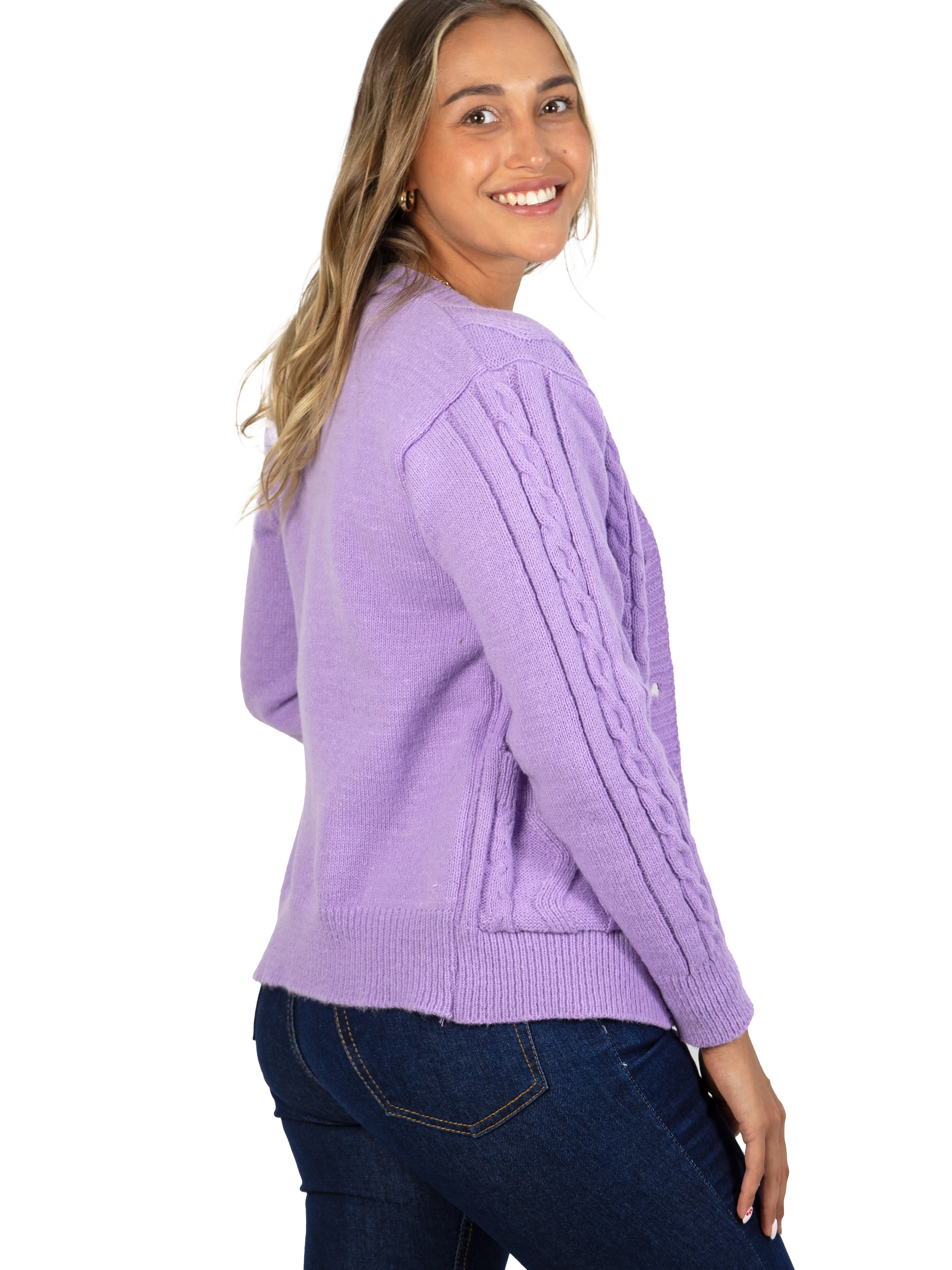 Chaleco básico colores trenzado Ana 8