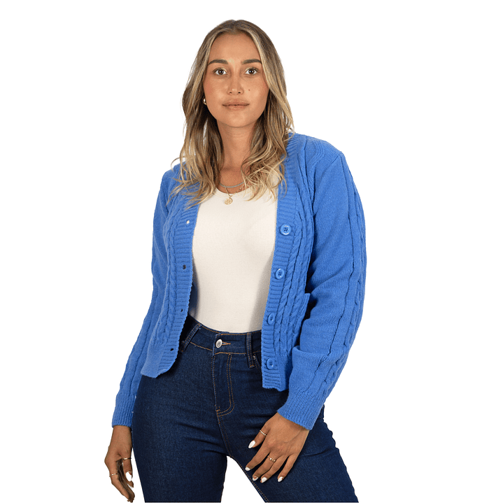 Chaleco básico colores trenzado Ana 19