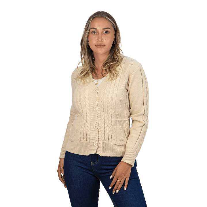 Chaleco básico colores trenzado Ana 22