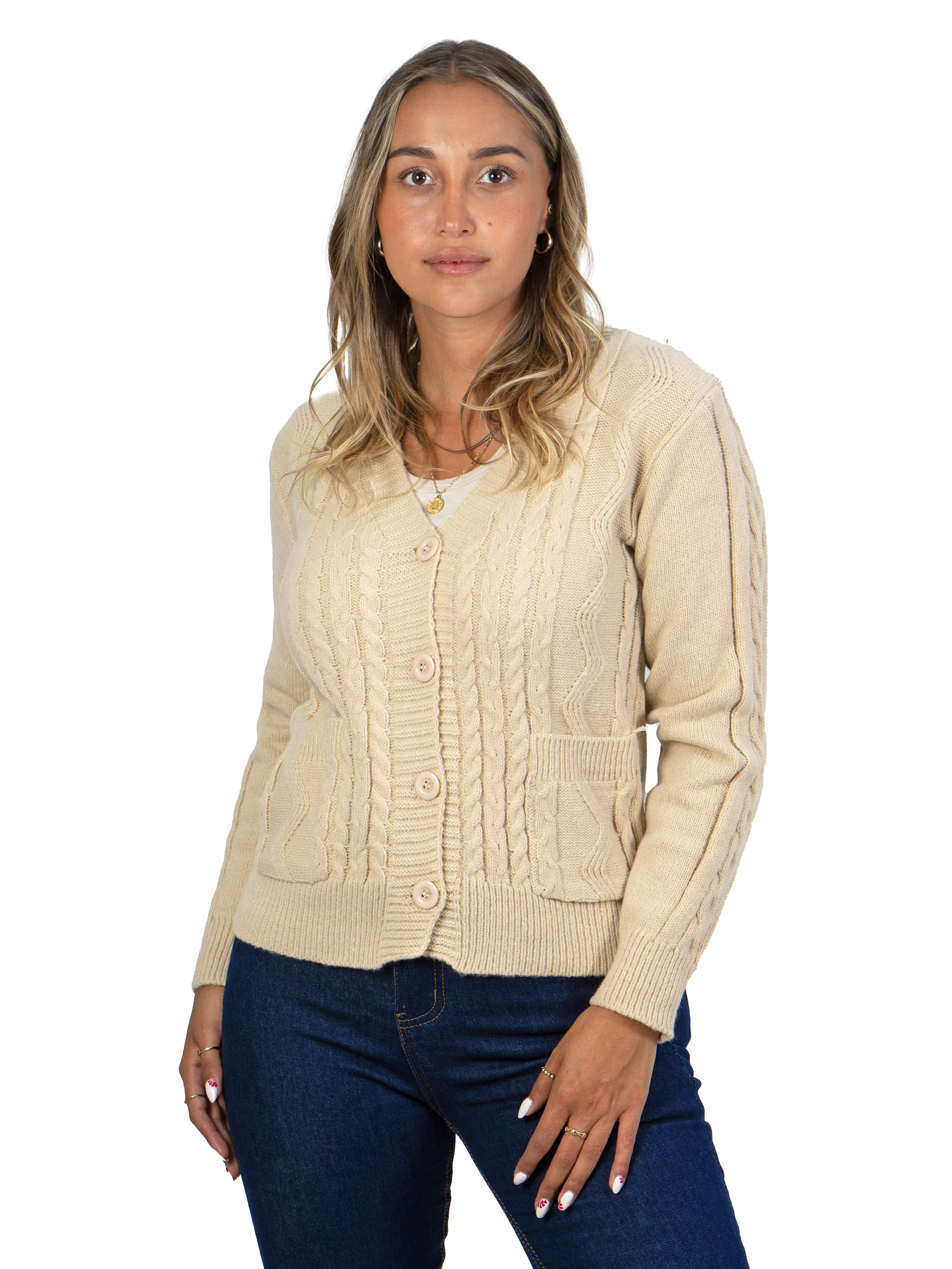 Chaleco básico colores trenzado Ana 22