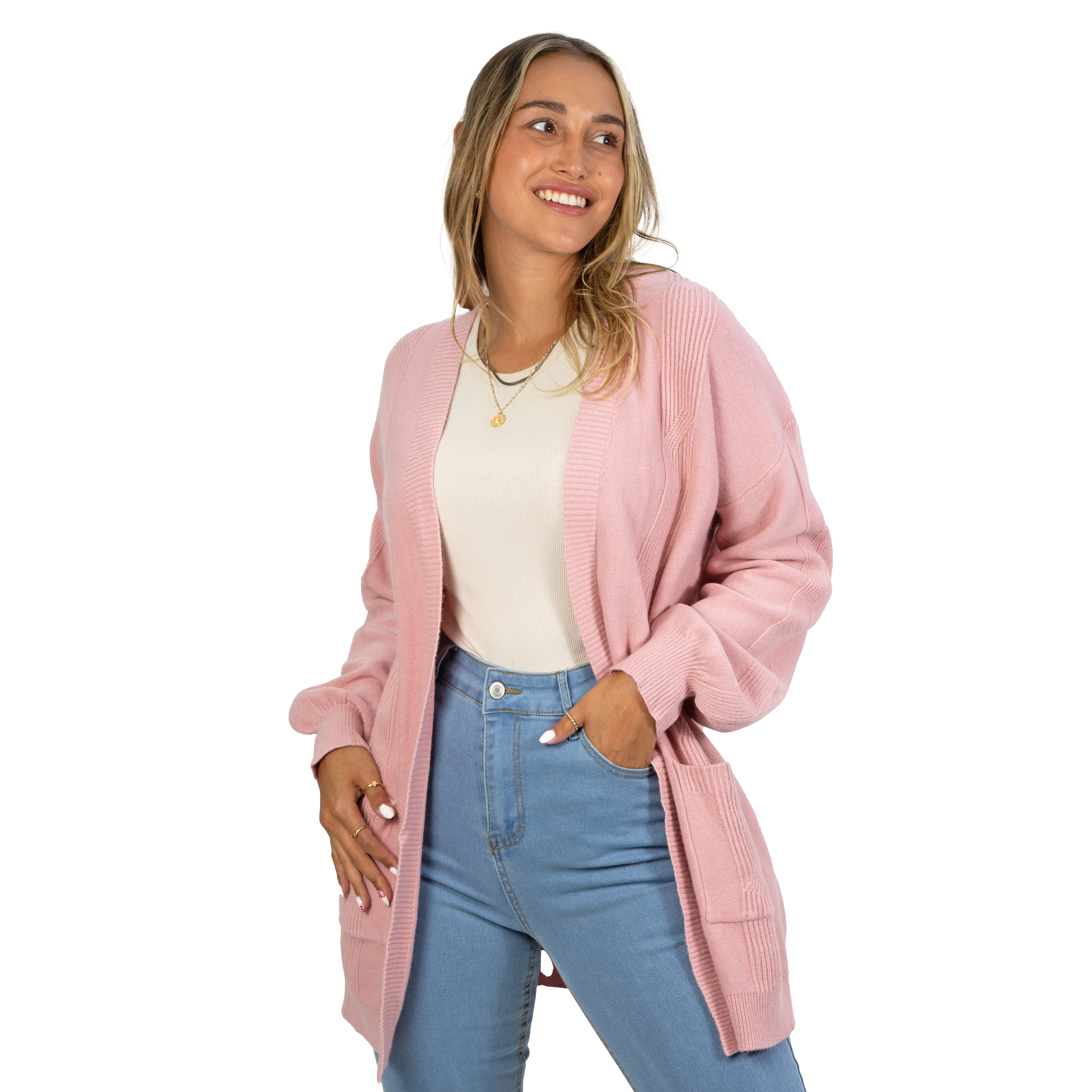 Cárdigan texturado Mujer colores diseño Lara 12