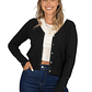 Chaleco mujer básico botones brillos Lian  - Miniatura 11