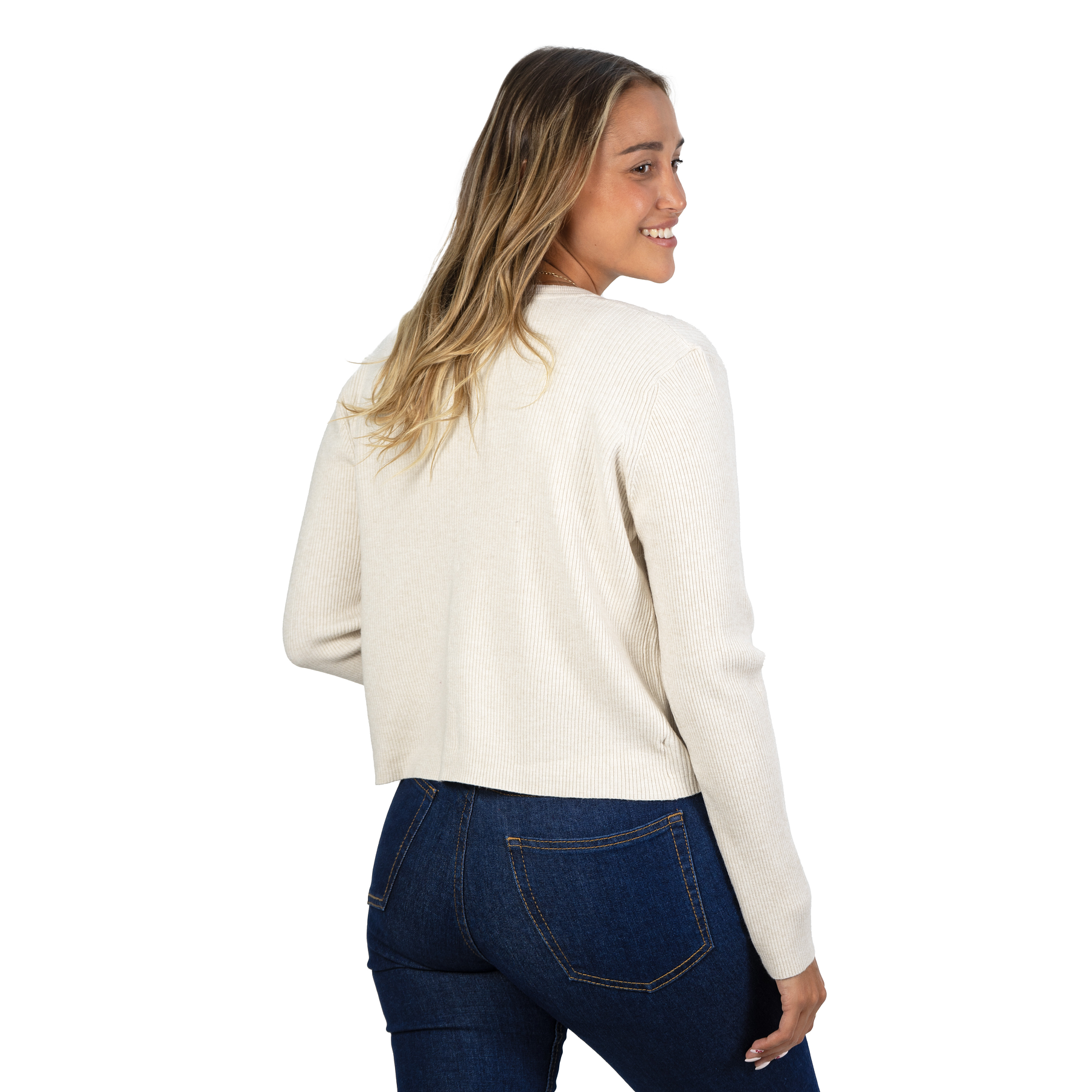 Chaleco botones básico mujer diseño Alba 3