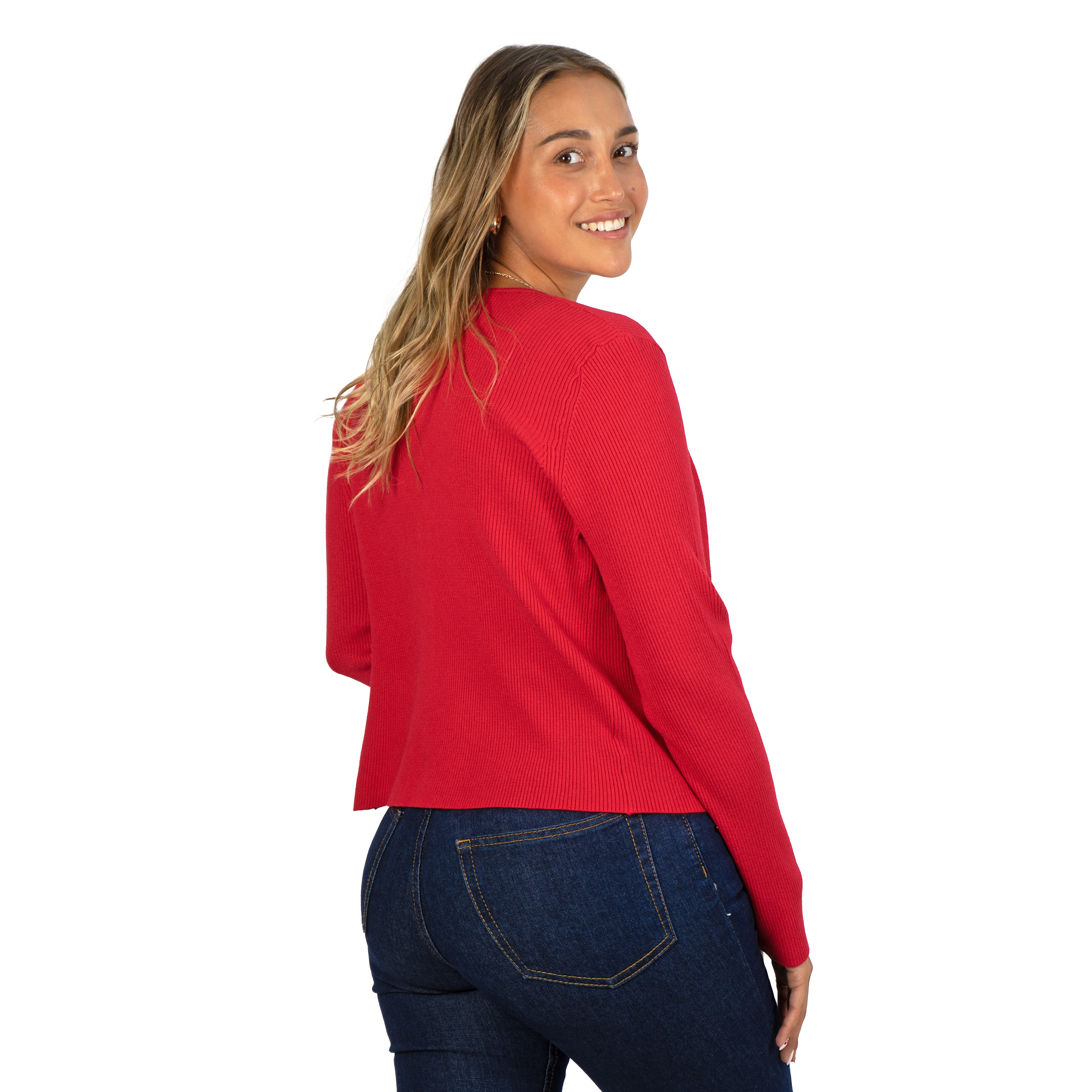 Chaleco botones básico mujer diseño Alba 11