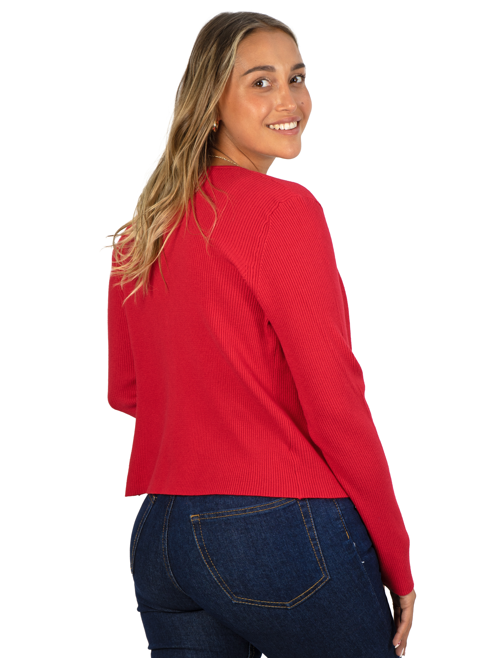 Chaleco botones básico mujer diseño Alba 11