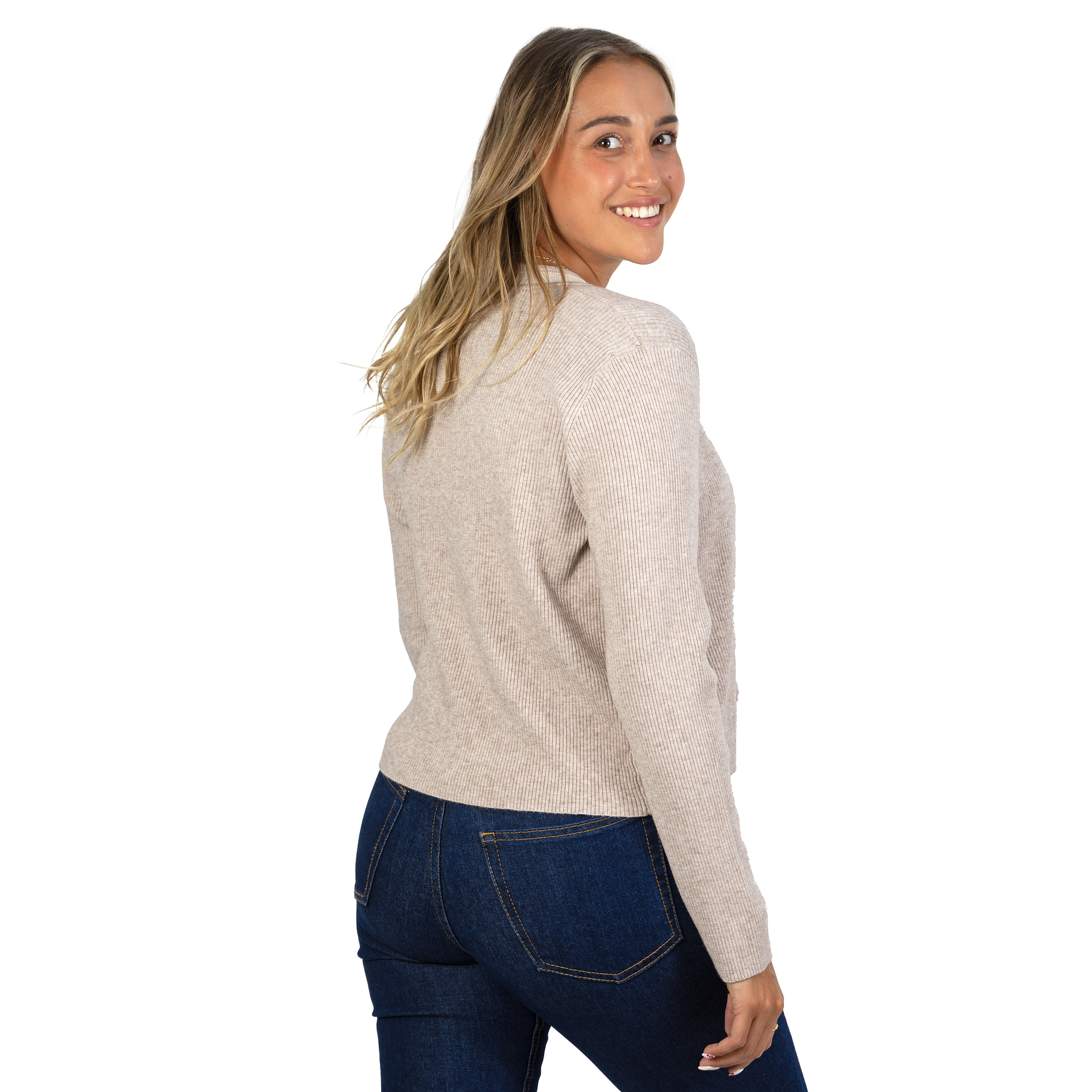 Chaleco botones básico mujer diseño Alba 15