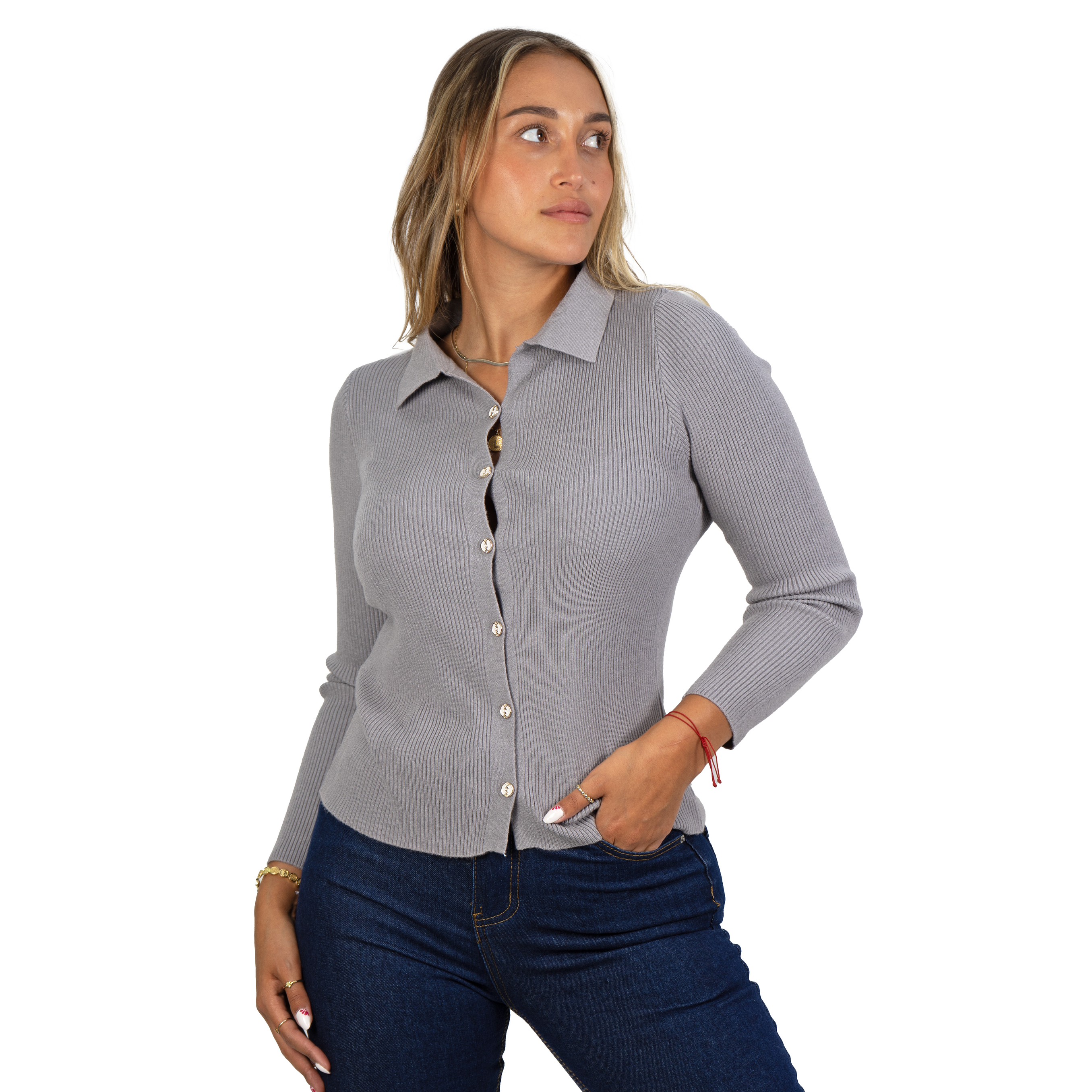 Chaleco básico colores botones Hera 10