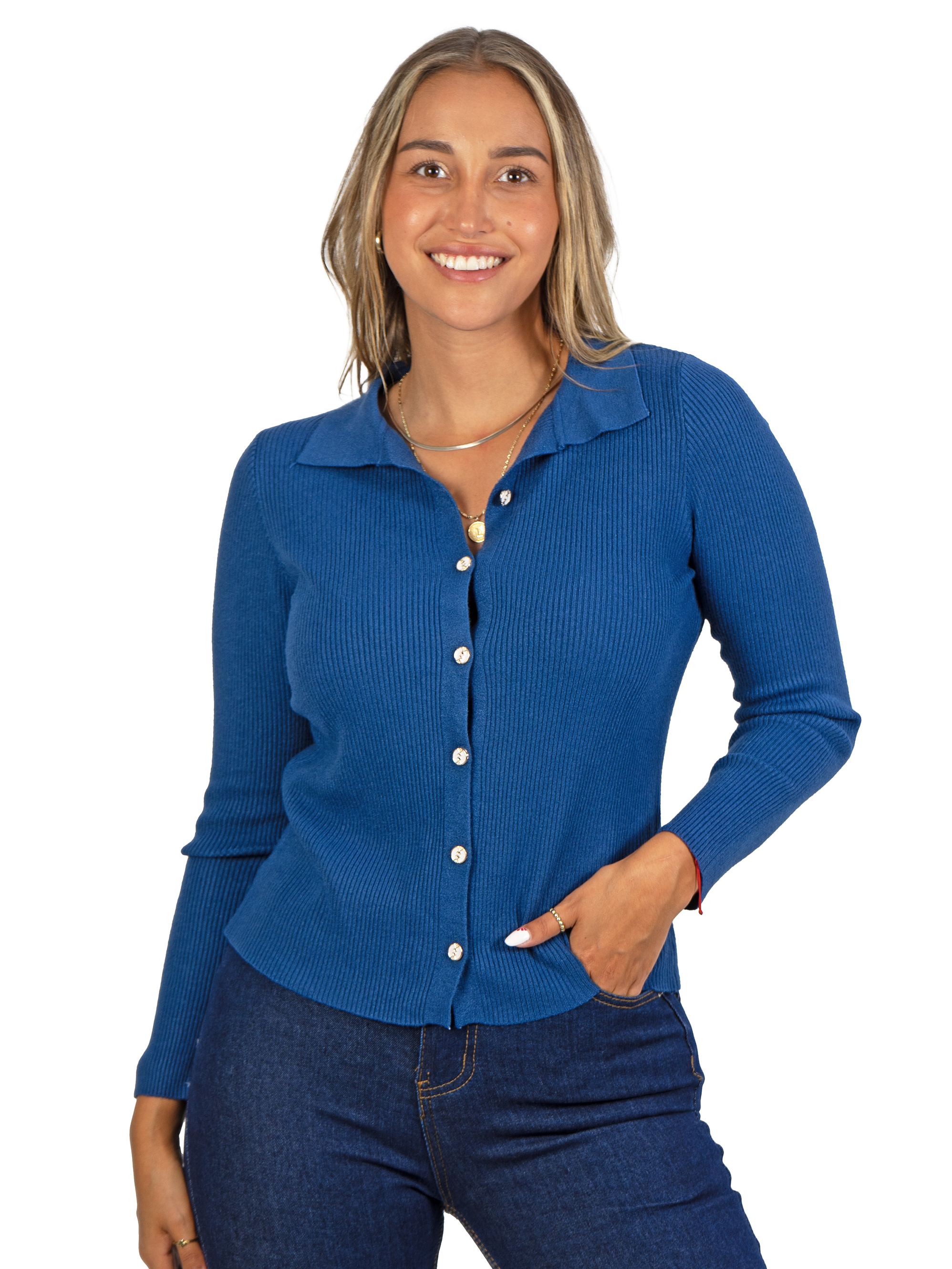 Chaleco básico colores botones Hera 20