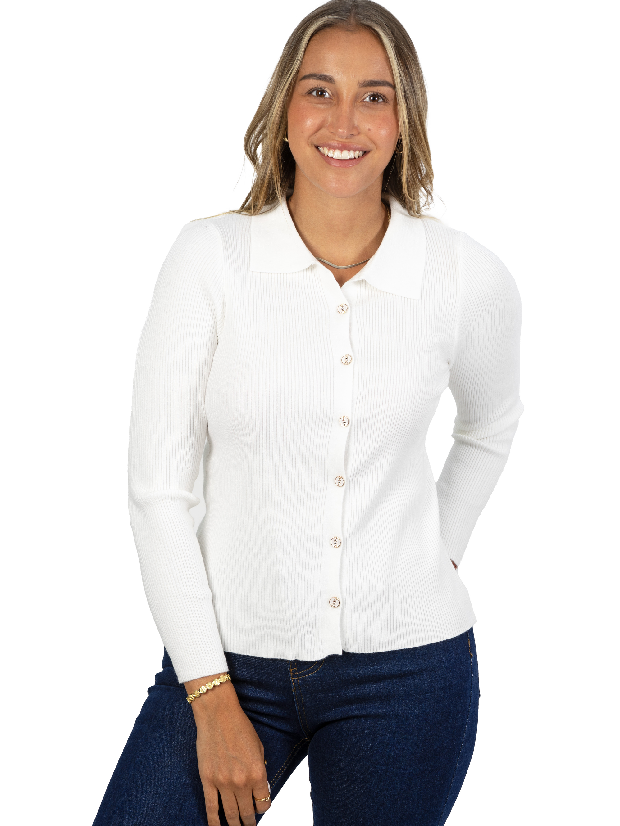 Chaleco básico colores botones Hera 12