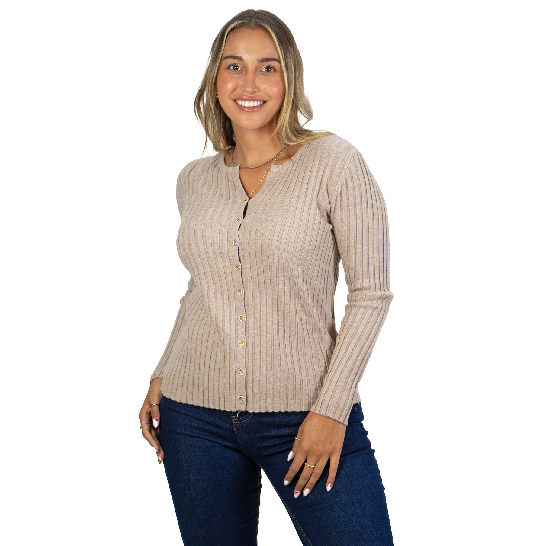 Sweater Básico con Botones colores 2