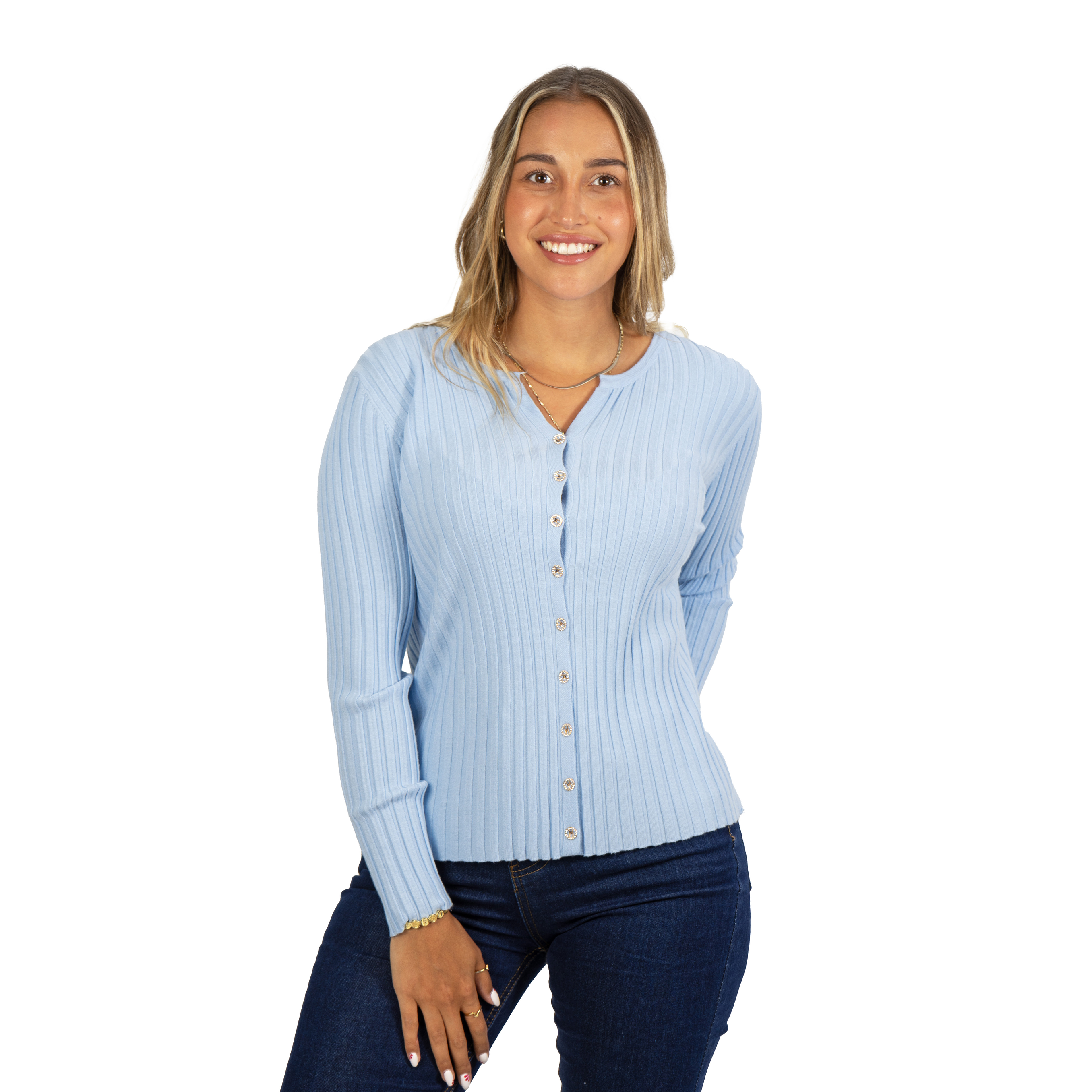 Sweater Básico con Botones colores 4