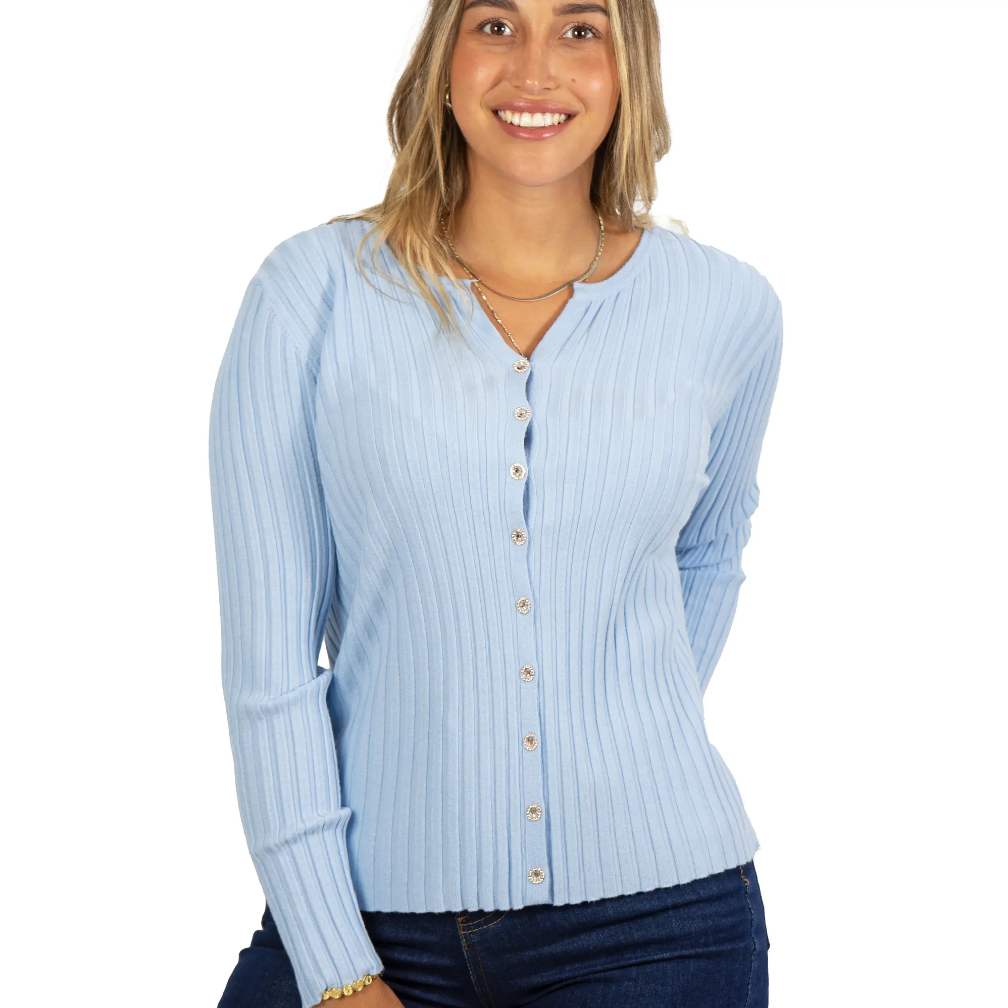 Sweater Básico con Botones colores 4