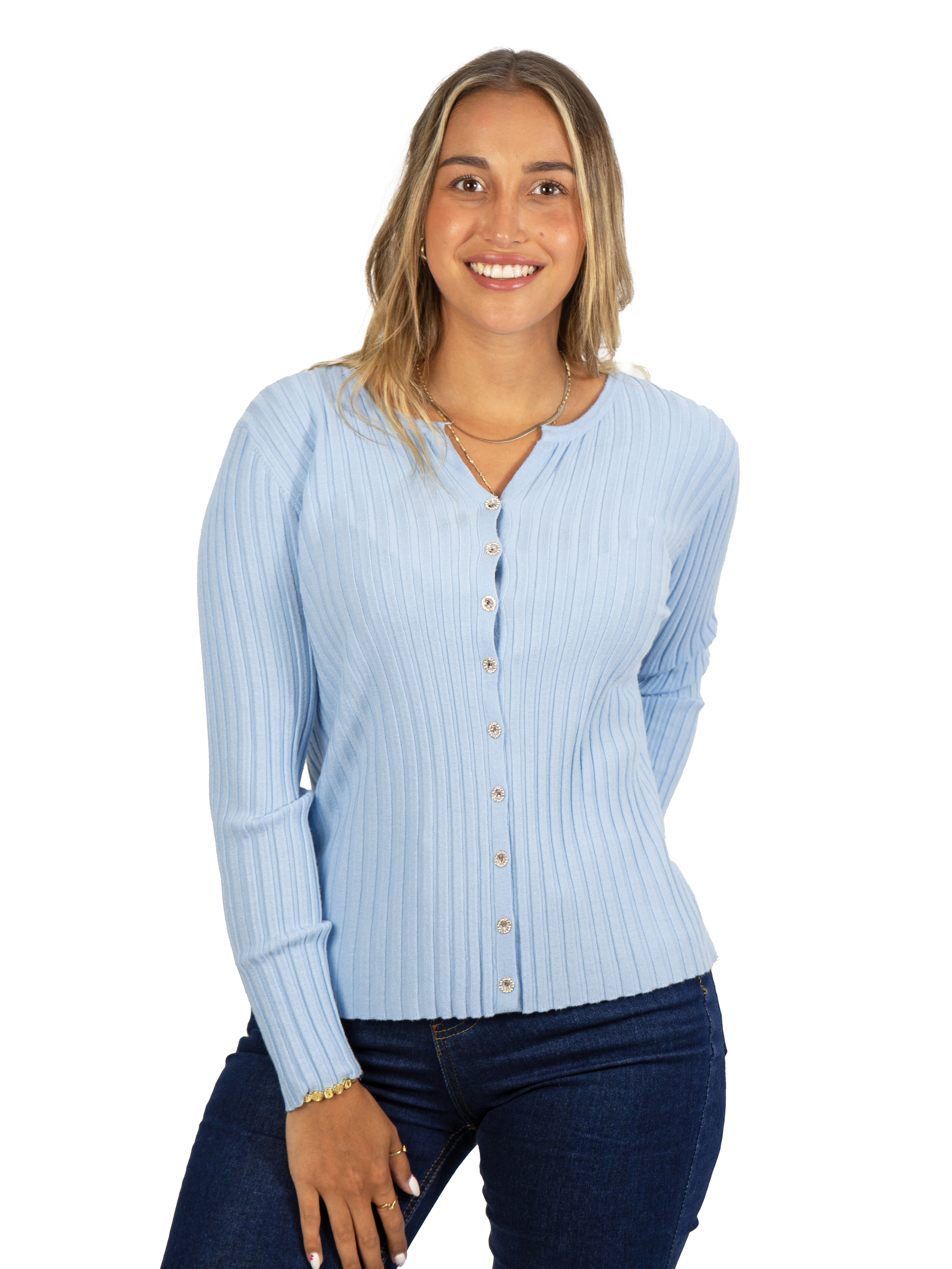 Sweater Básico con Botones colores 4