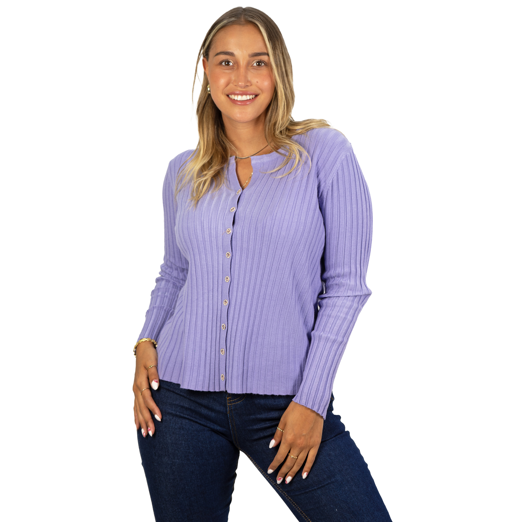 Sweater Básico con Botones colores 6