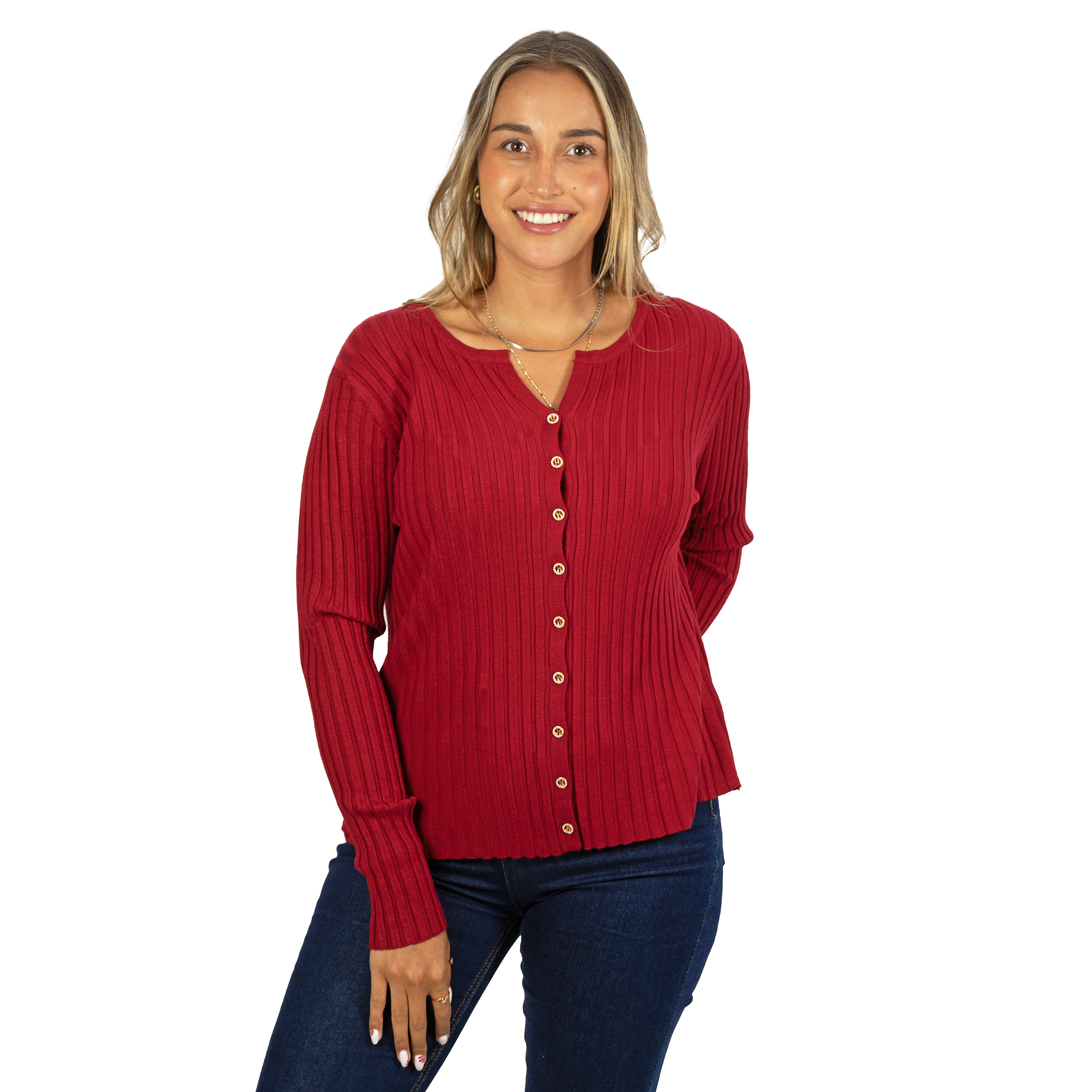 Sweater Básico con Botones colores 7