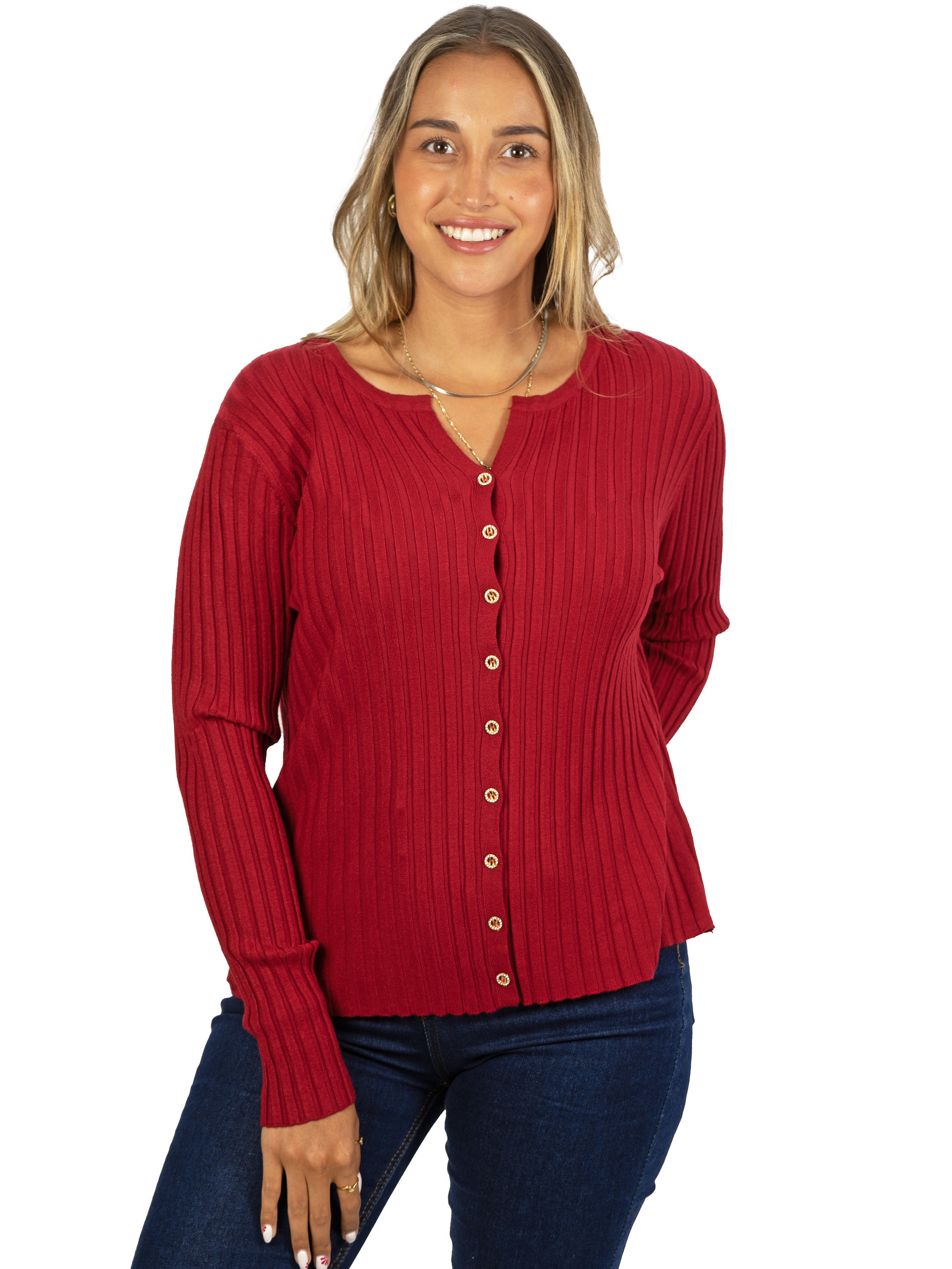 Sweater Básico con Botones colores 7