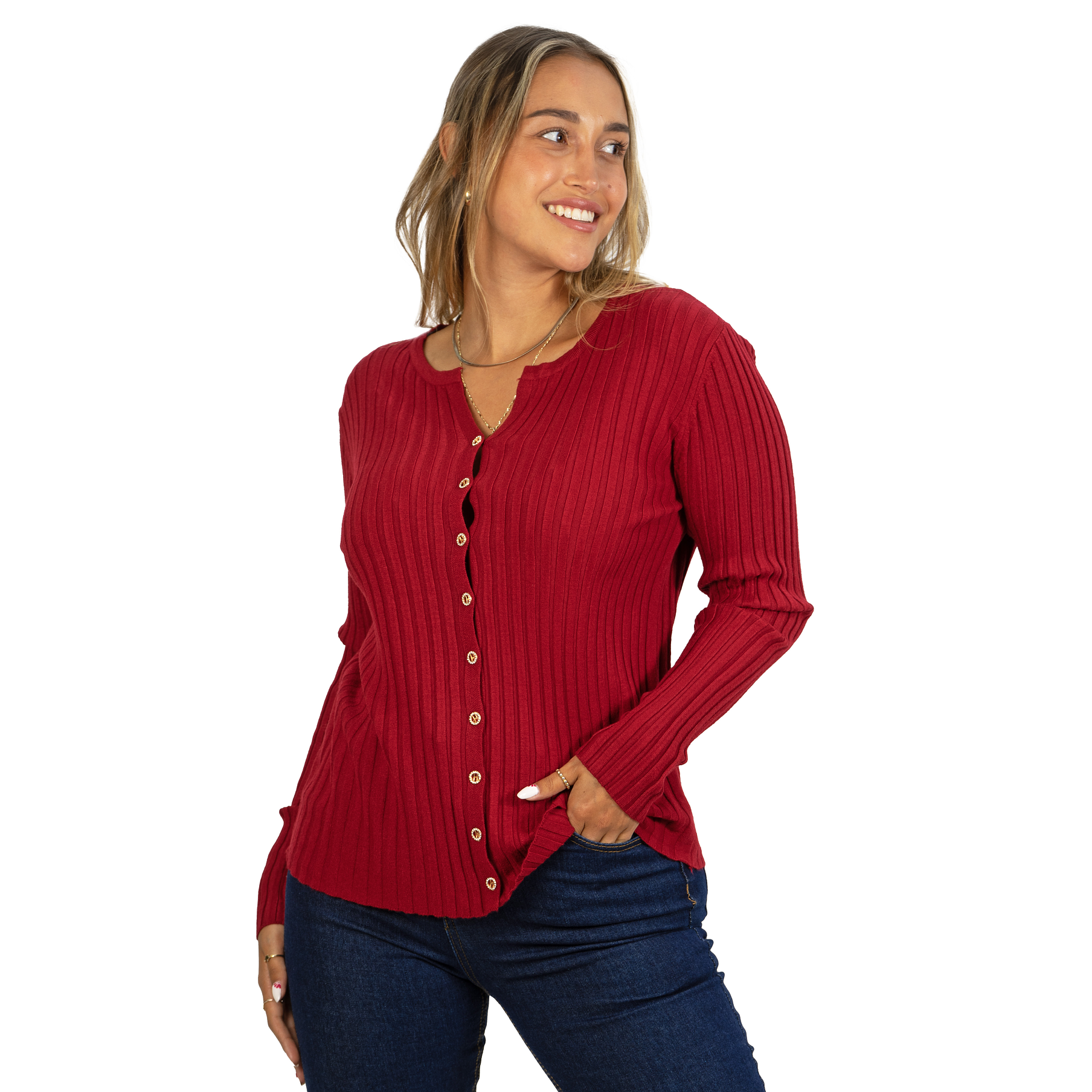 Sweater Básico con Botones colores 13